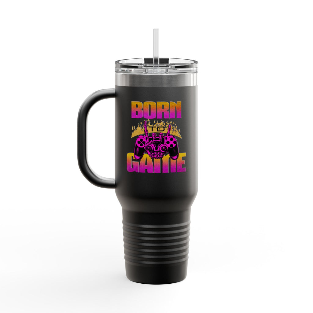 Born to Game 40oz Insulated Travel Mug