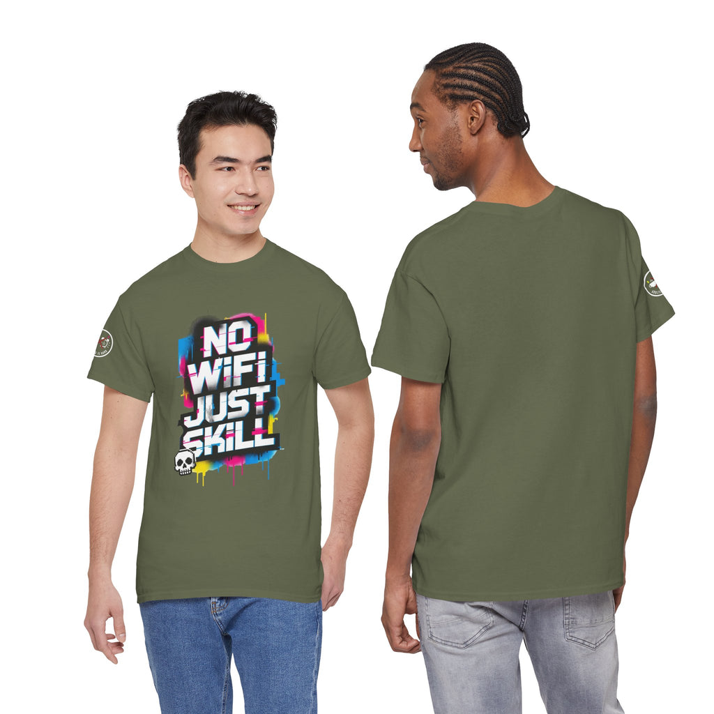 No WiFi Just Skill Heavy Cotton T-Shirt