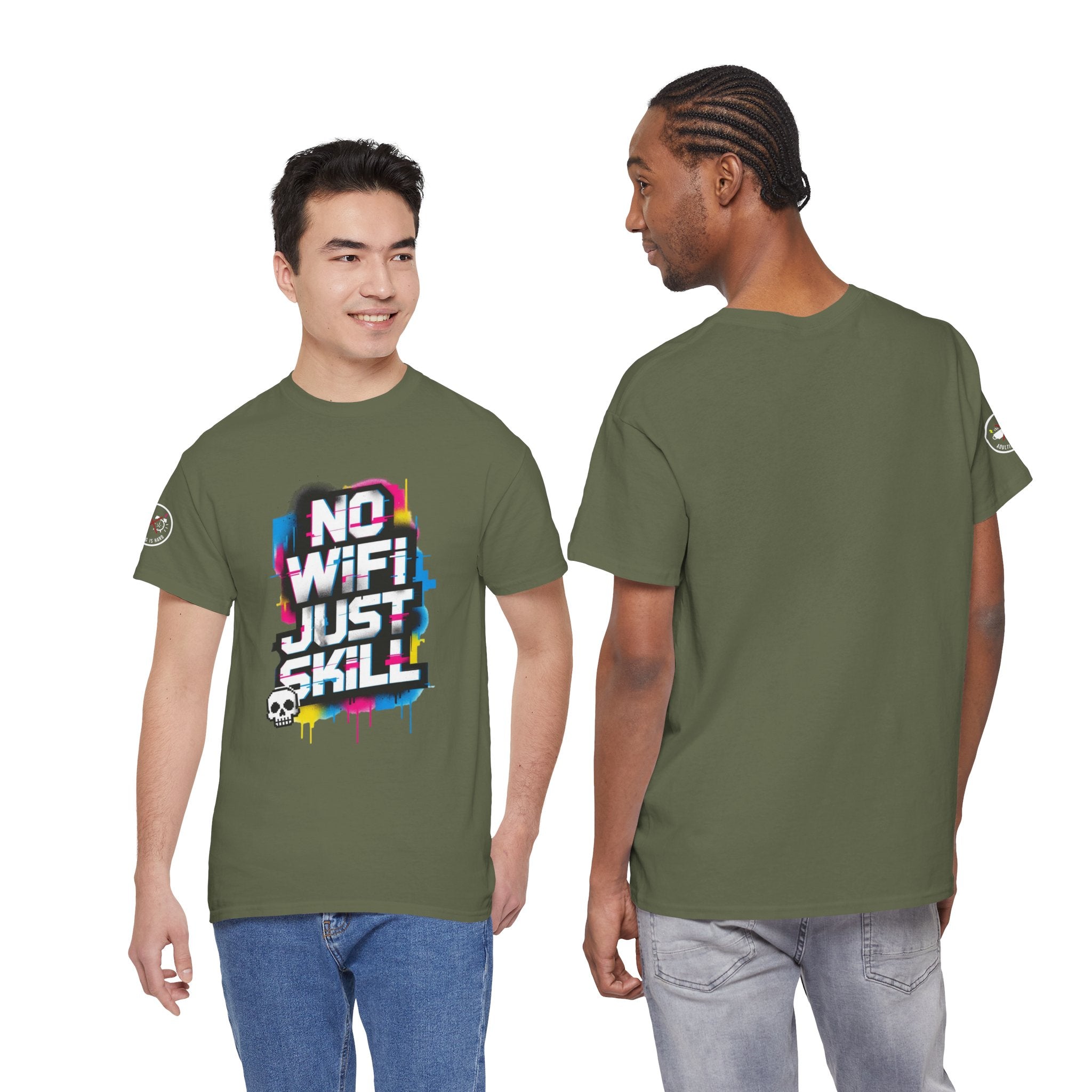 No WiFi Just Skill Heavy Cotton T-Shirt