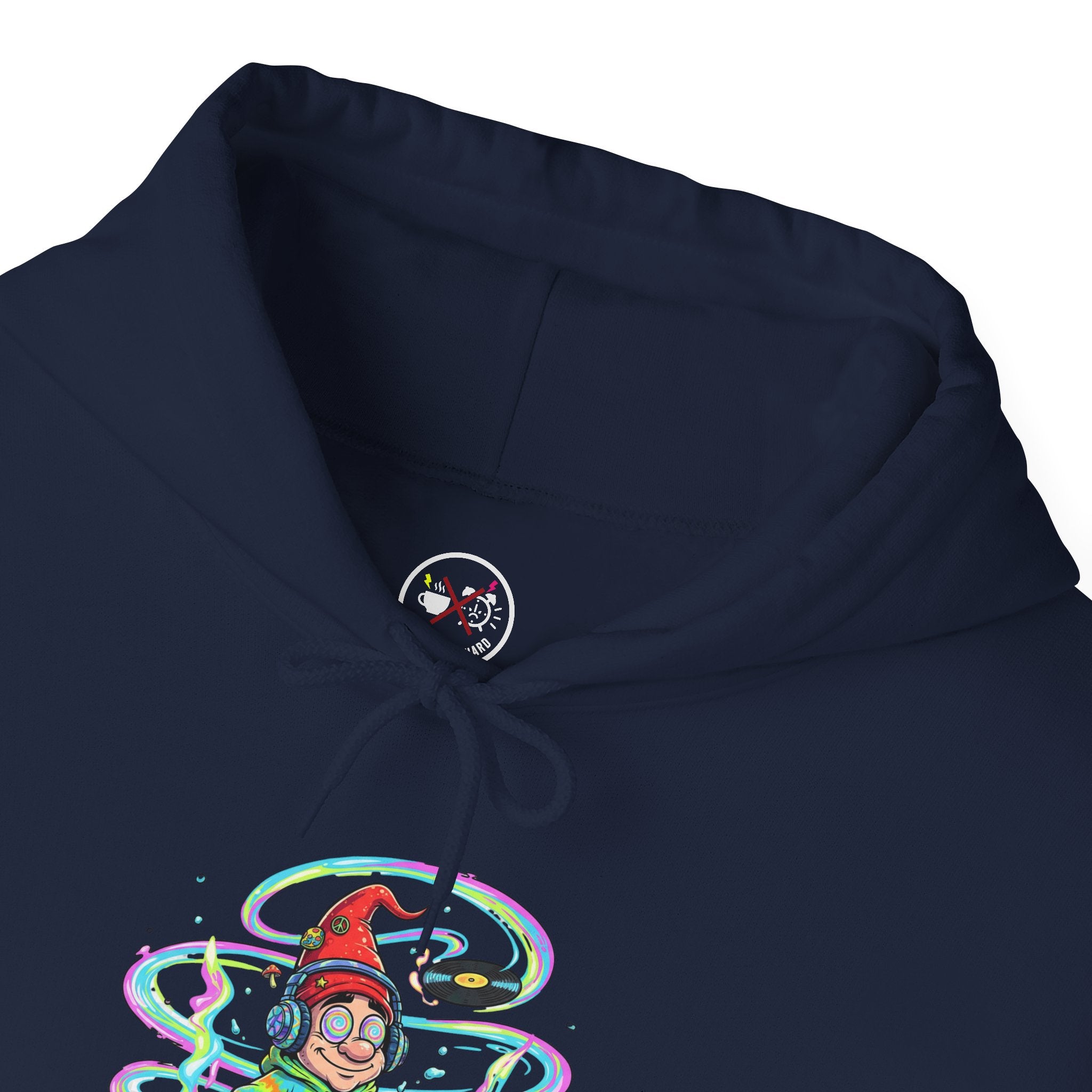 Psychedelic DJ Mushroom Hooded Sweatshirt