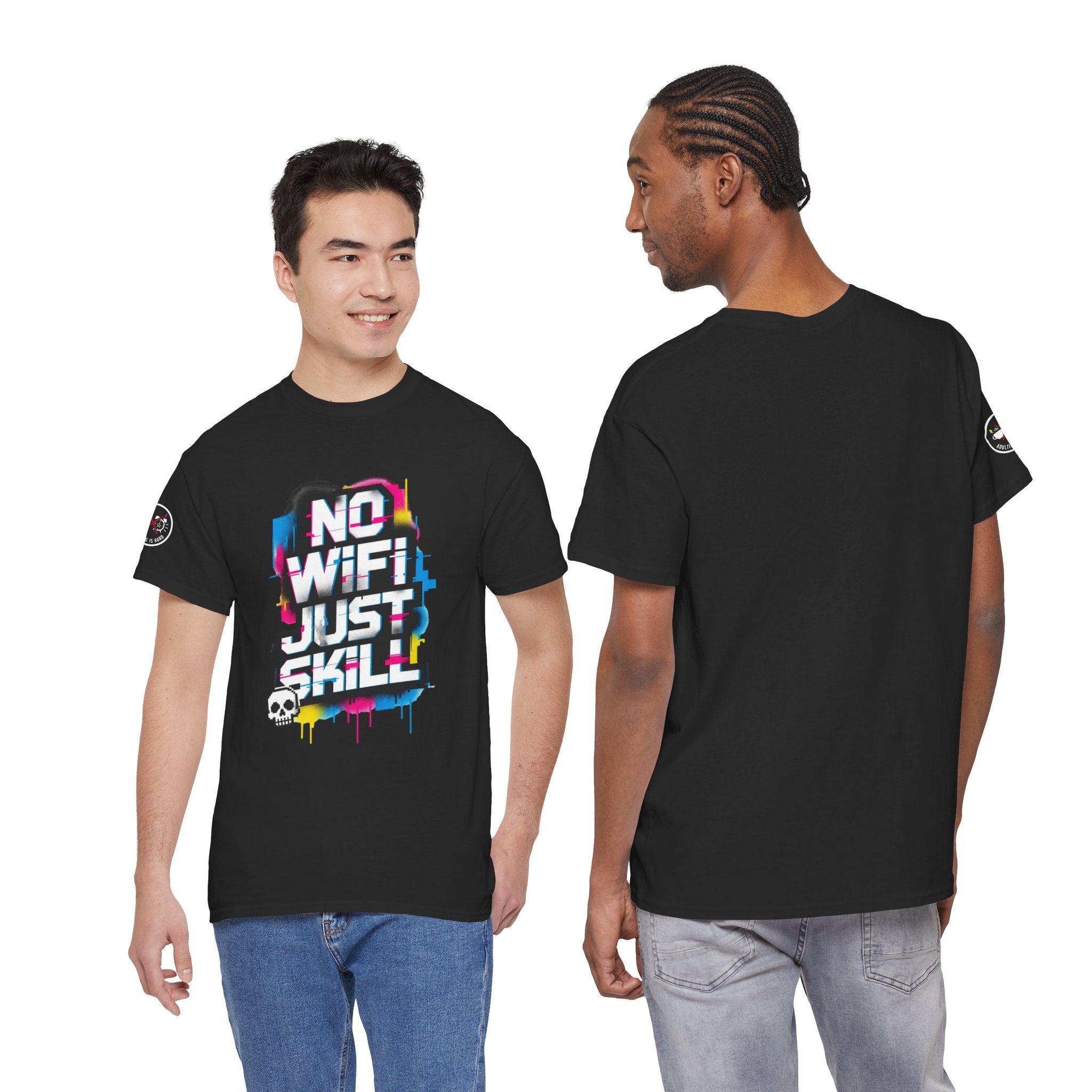 No WiFi Just Skill Heavy Cotton T-Shirt