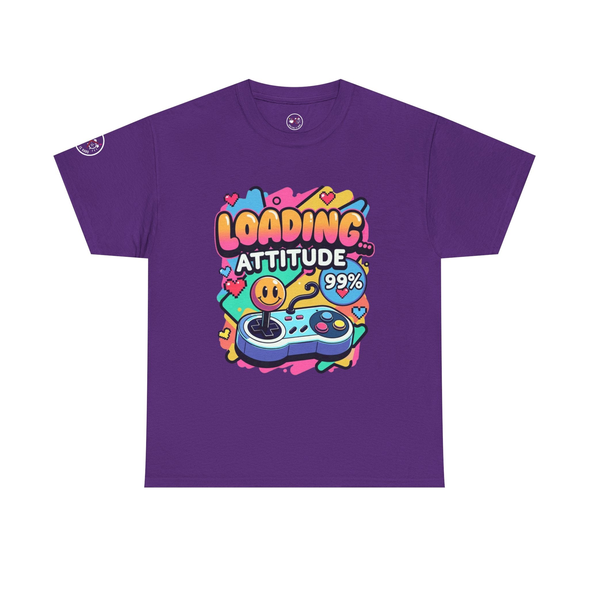 Loading Attitude Retro Gaming Heavy Cotton Tee