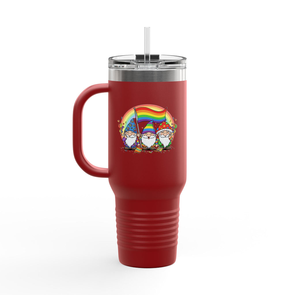 Pride Gnome 40oz Insulated Travel Mug