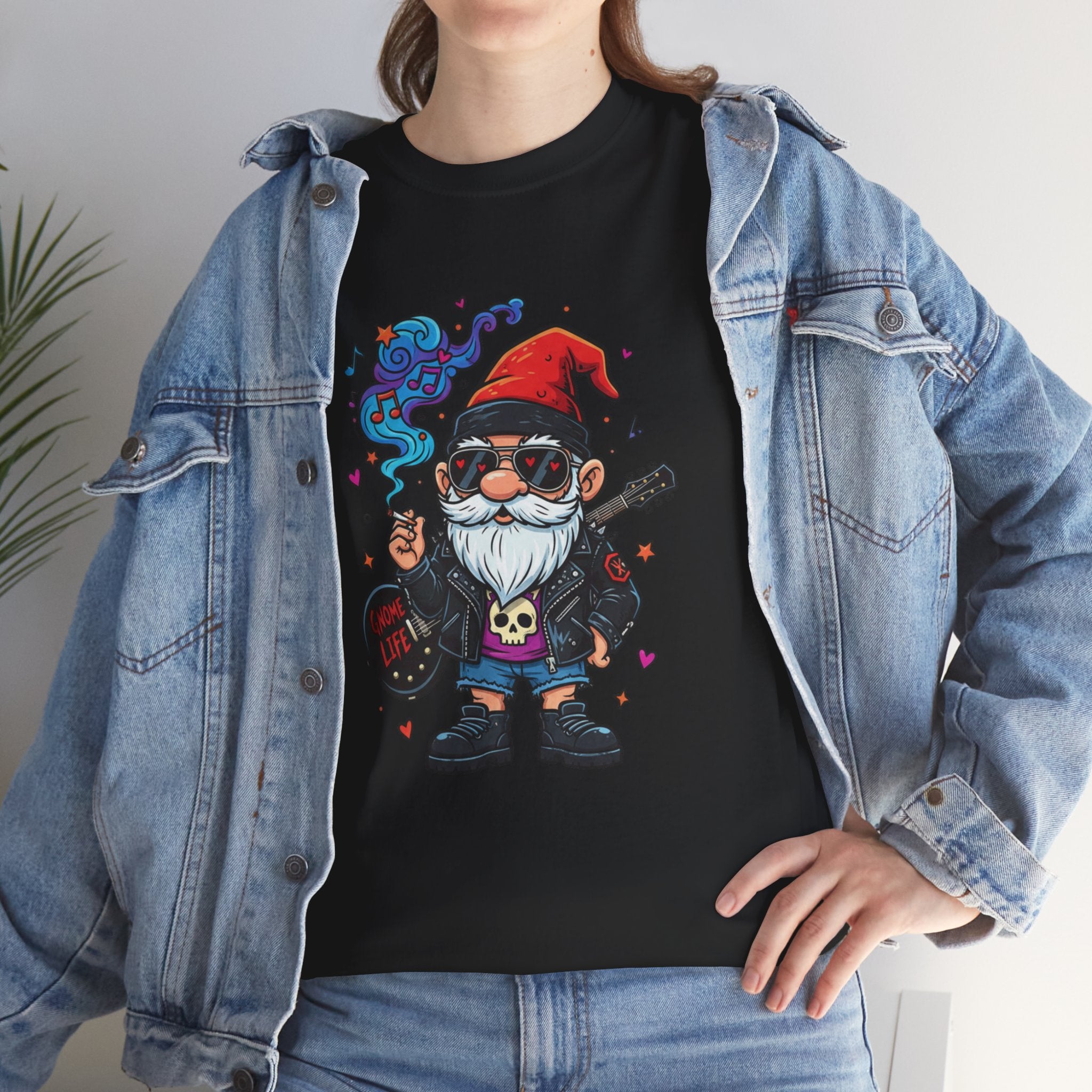 Rockstar Gnome Heavy Cotton T-Shirt