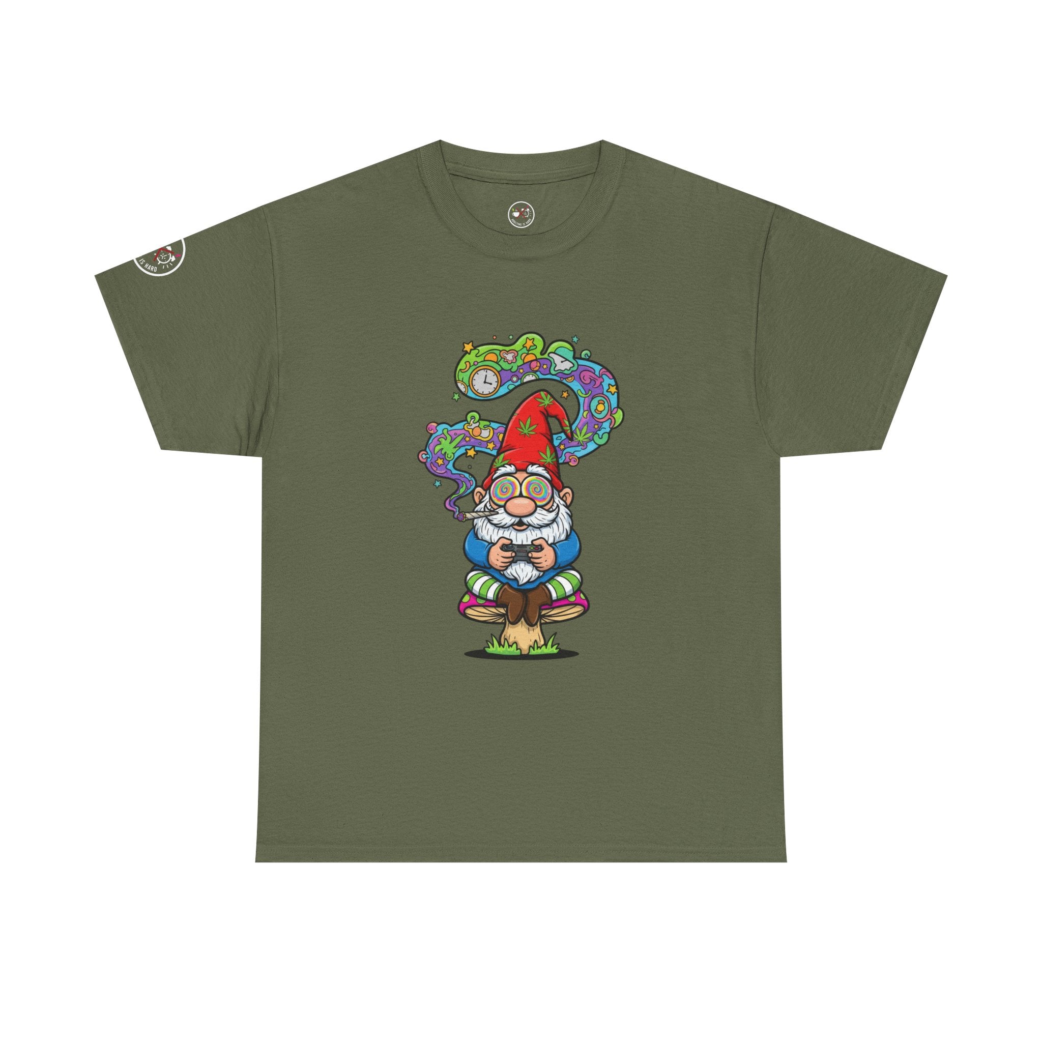 Gaming Gnome Heavy Cotton T‑Shirt