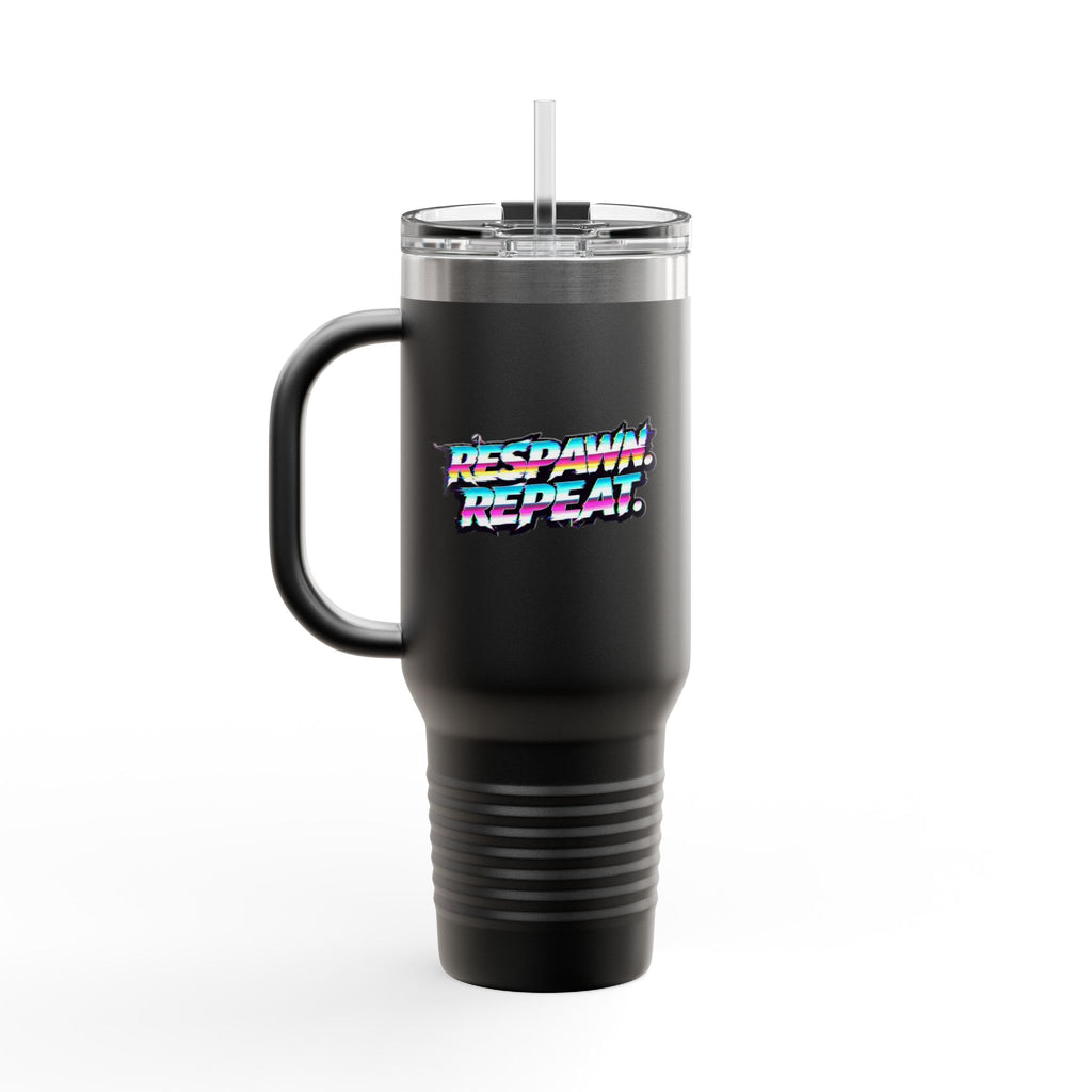 Respawn & Repeat Retro Gamer 40oz Insulated Travel Mug