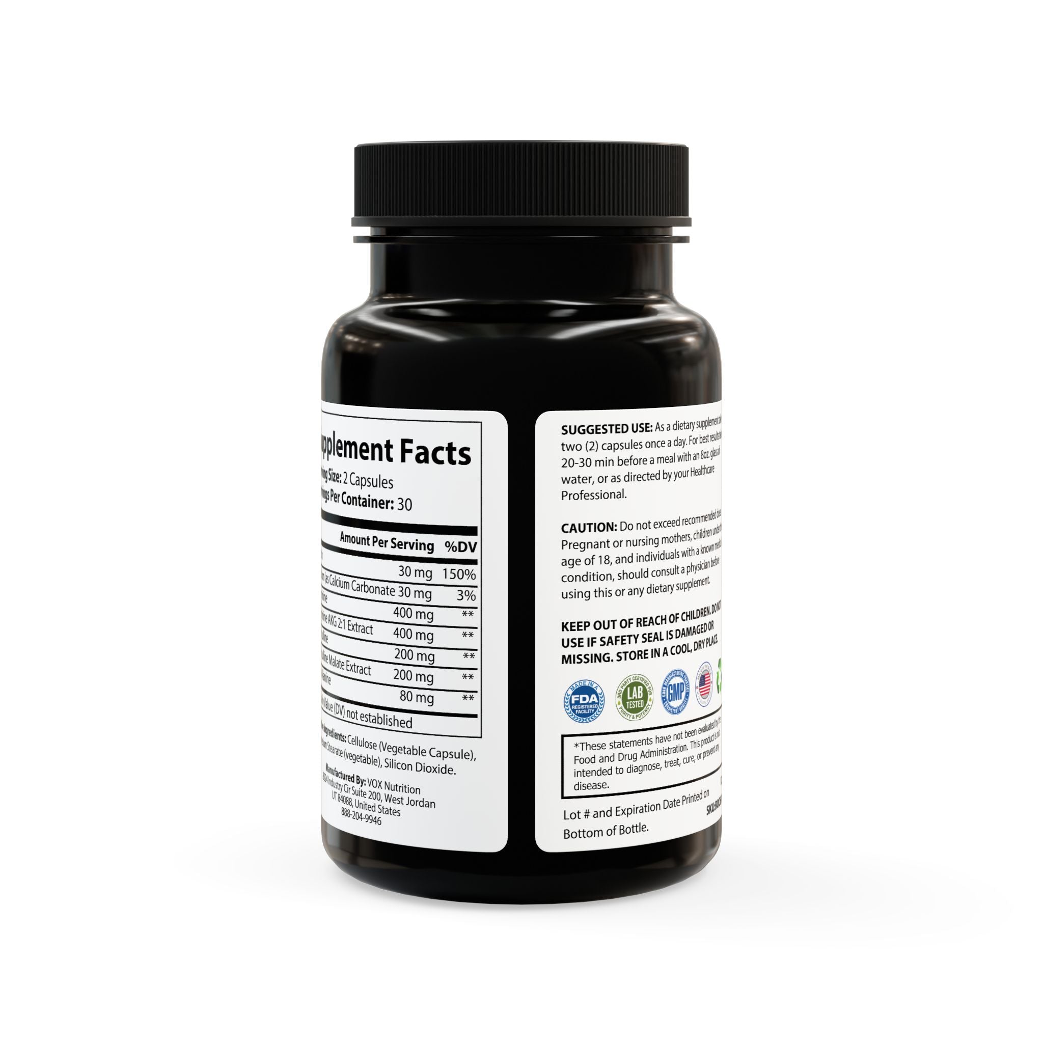 Adulting Is Hard L-Arginine Supplement (60 Capsules)
