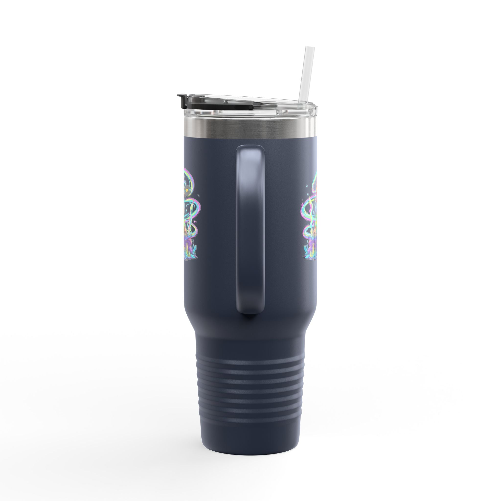 Psychedelic DJ 40oz Insulated Travel Mug