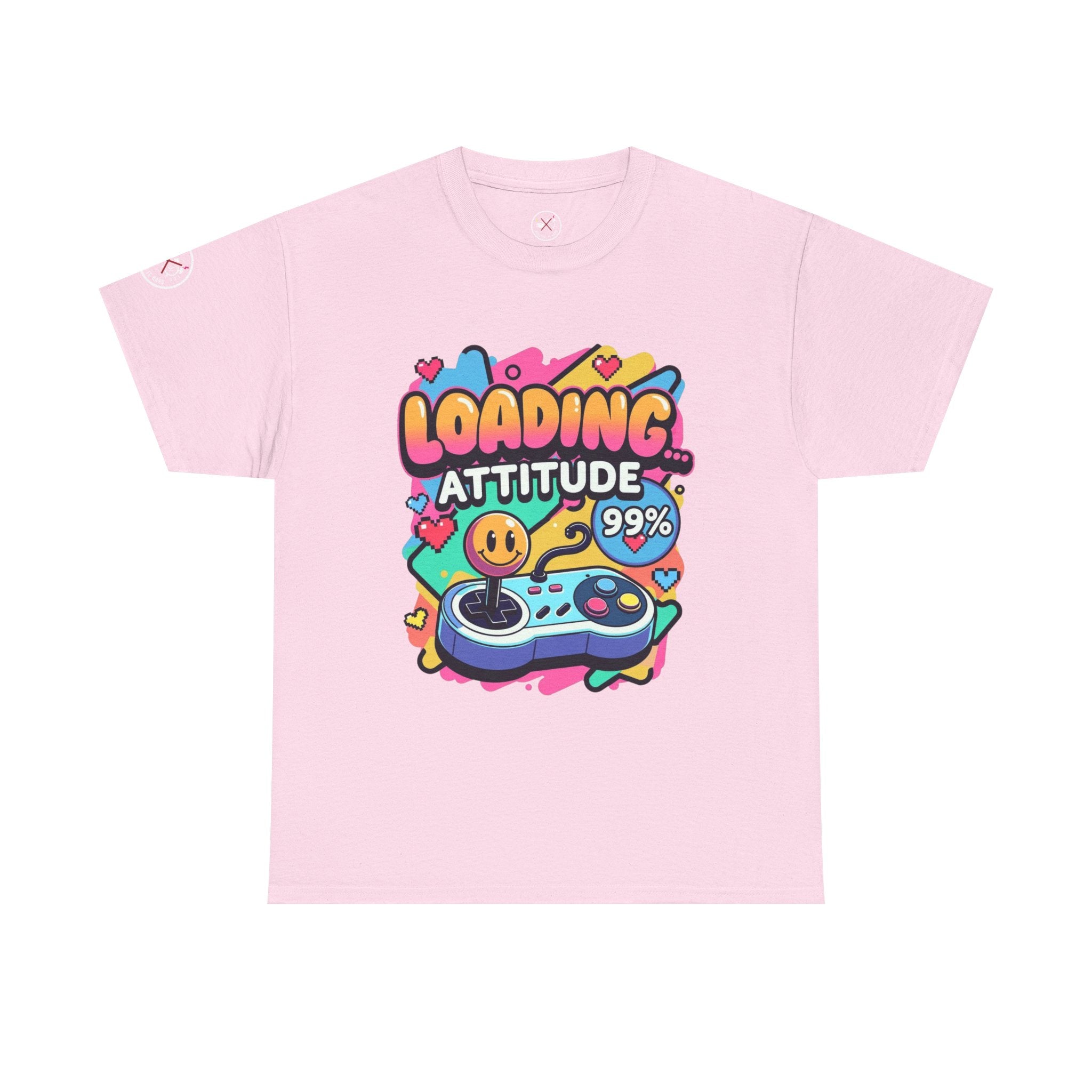 Loading Attitude Retro Gaming Heavy Cotton Tee