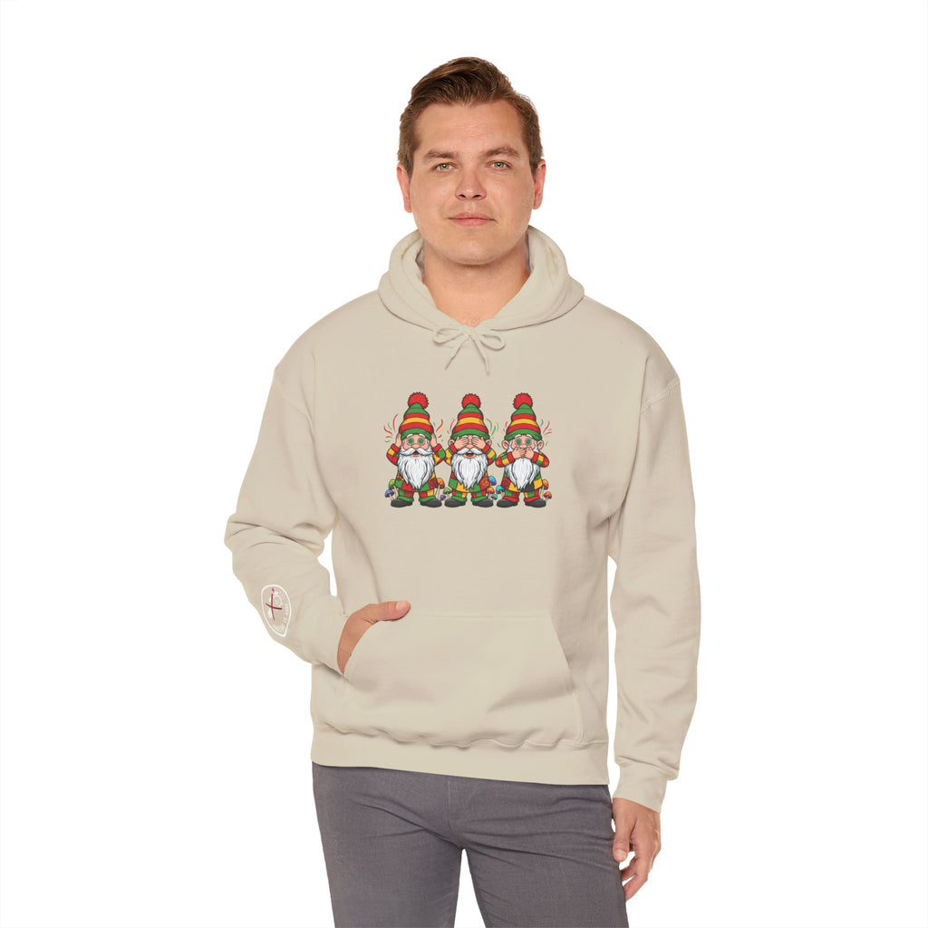 No Evil Gnome Trio Hoodie