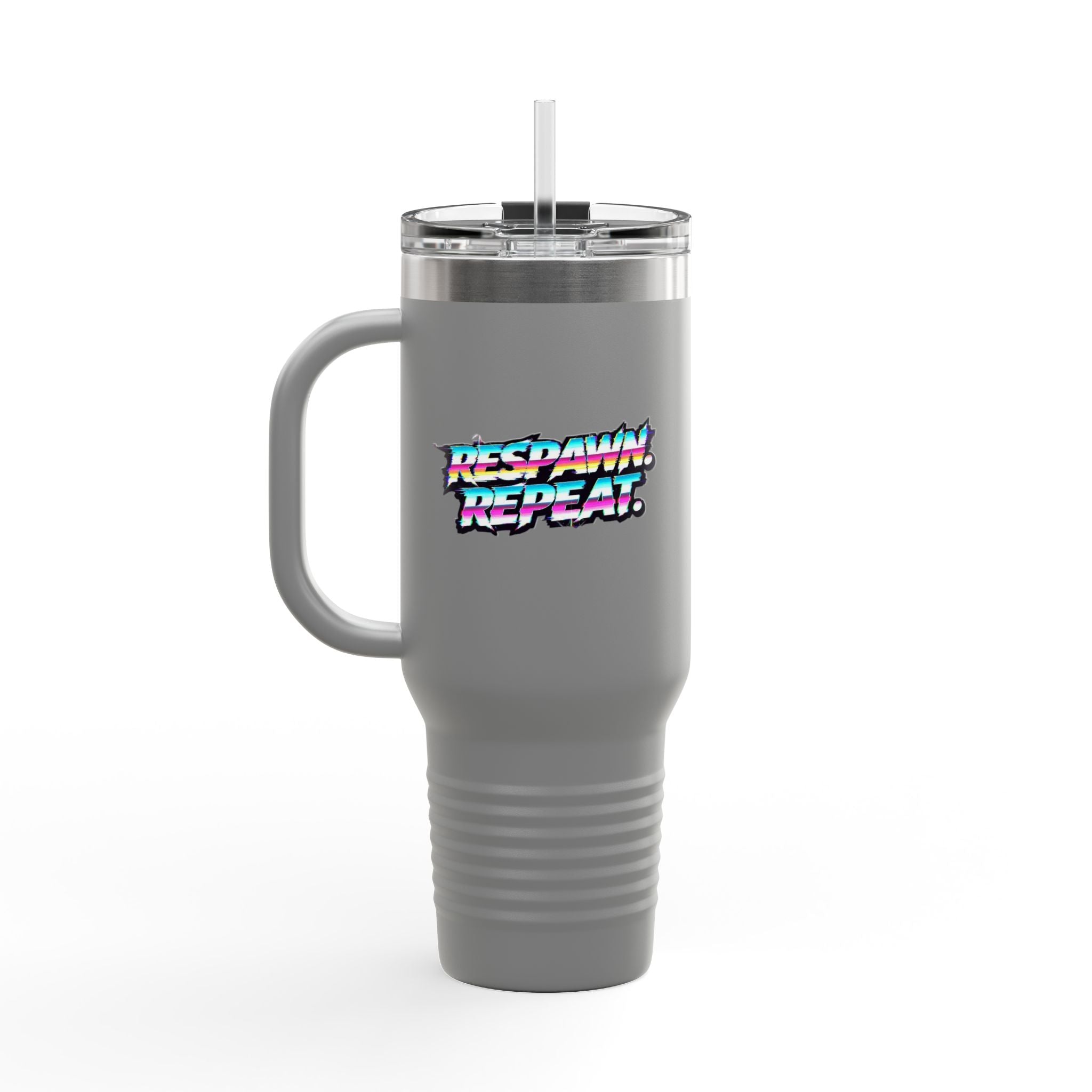 Respawn & Repeat Retro Gamer 40oz Insulated Travel Mug