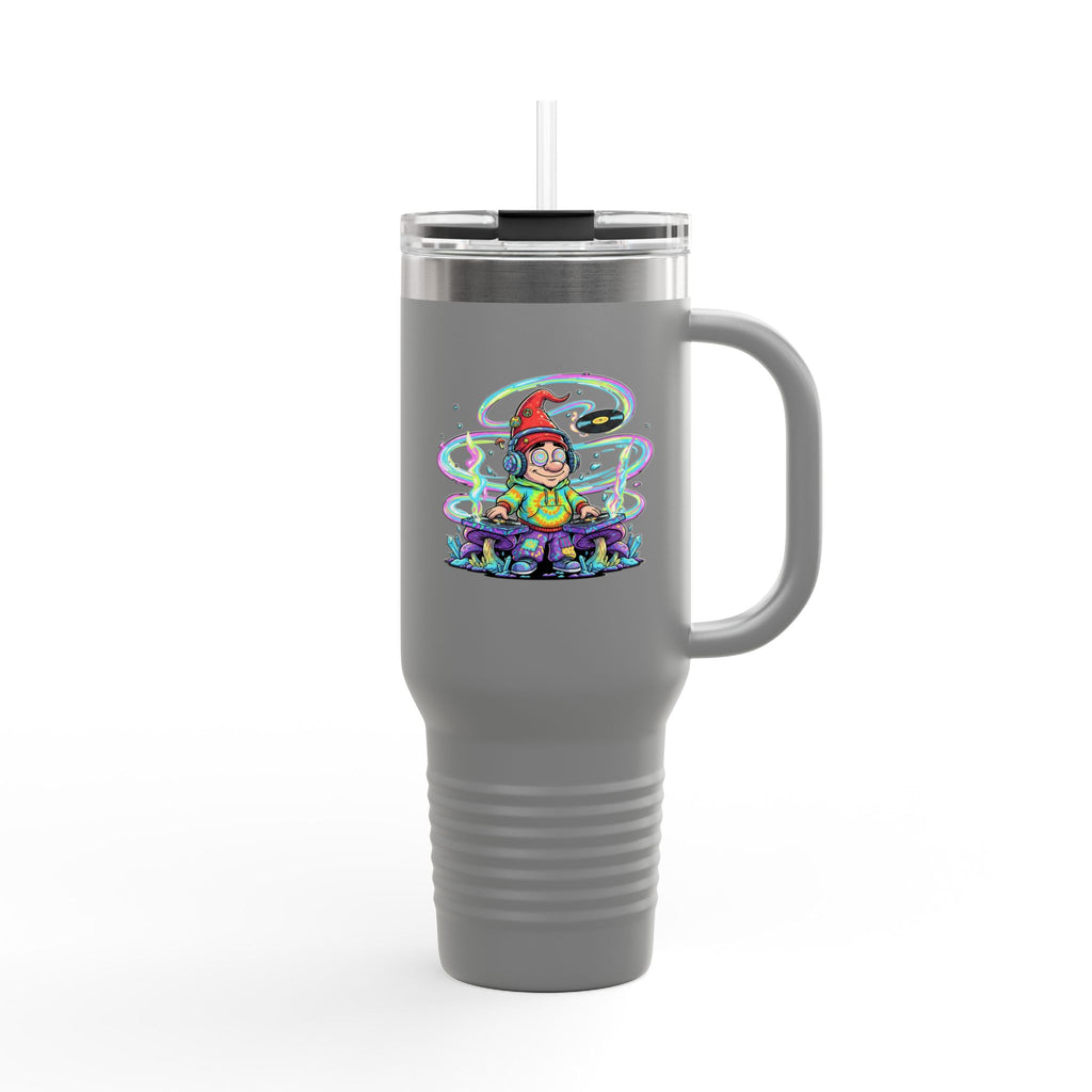 Psychedelic DJ 40oz Insulated Travel Mug