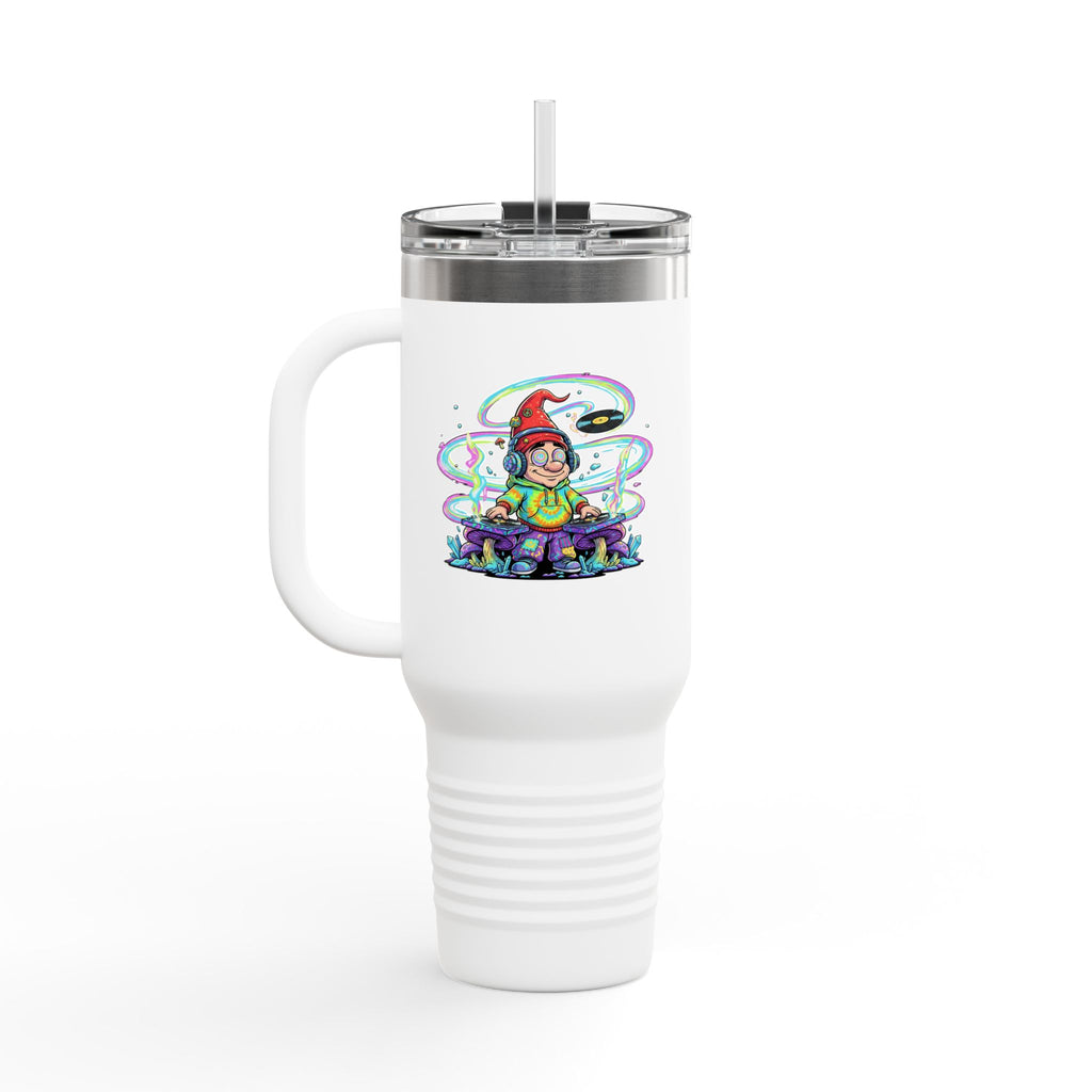 Psychedelic DJ 40oz Insulated Travel Mug