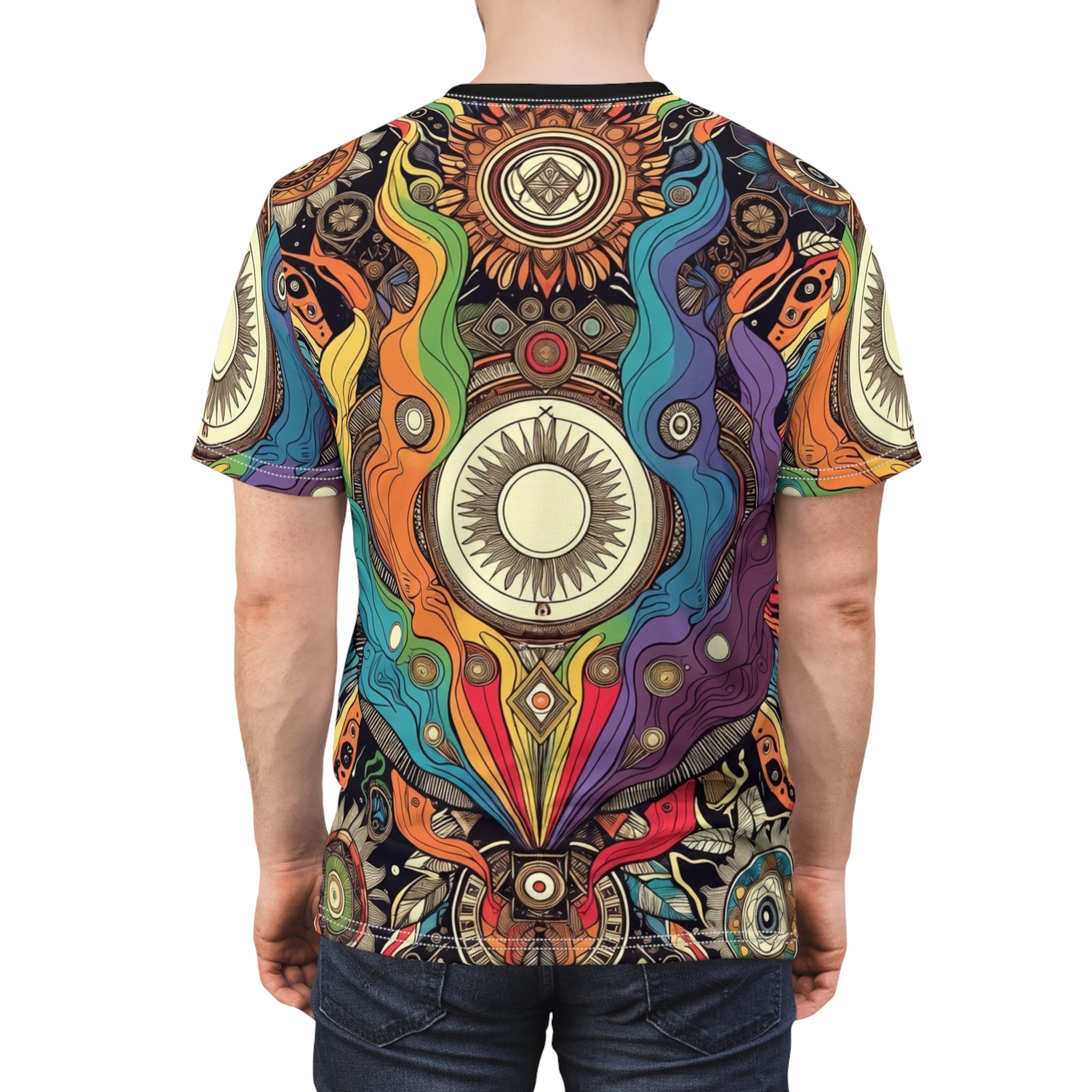 Psychedelic Mandala All-Over Print Tee