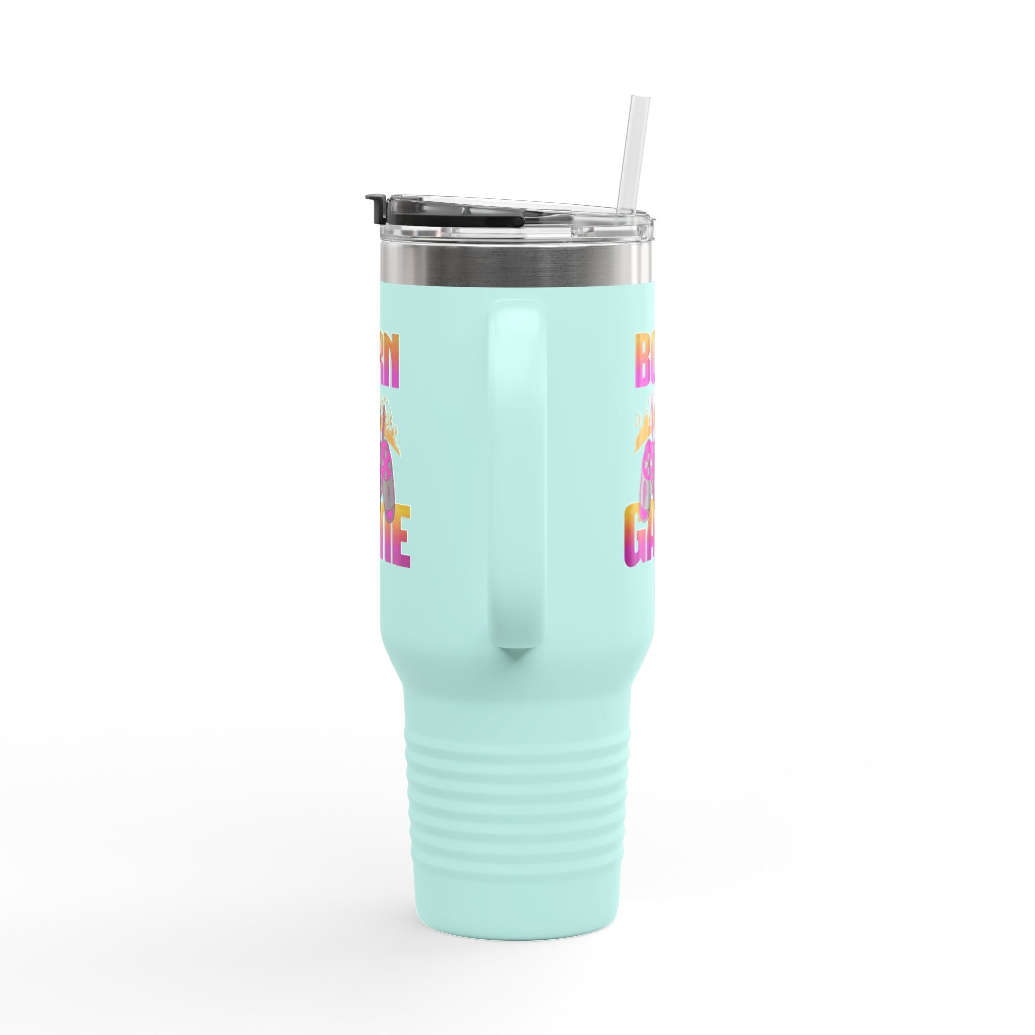 Born to Game 40oz Insulated Travel Mug