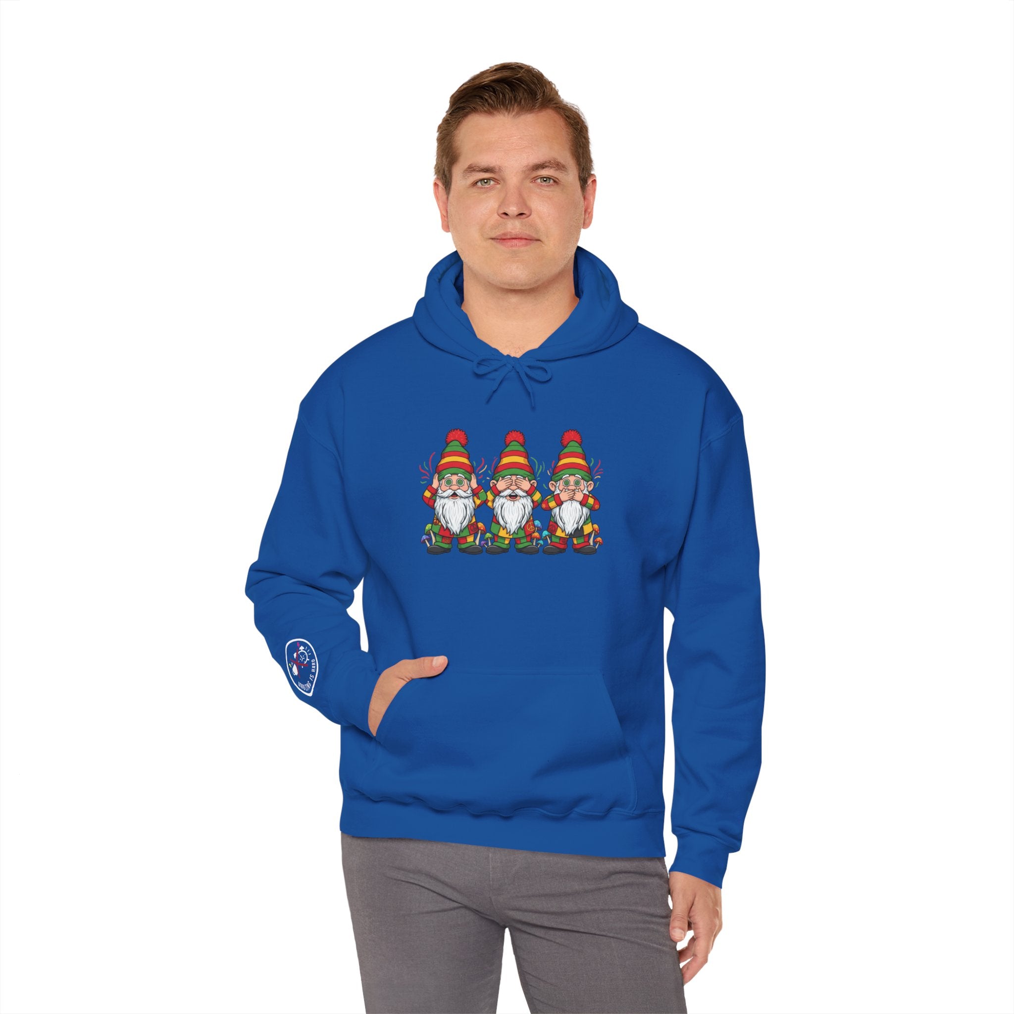 No Evil Gnome Trio Hoodie