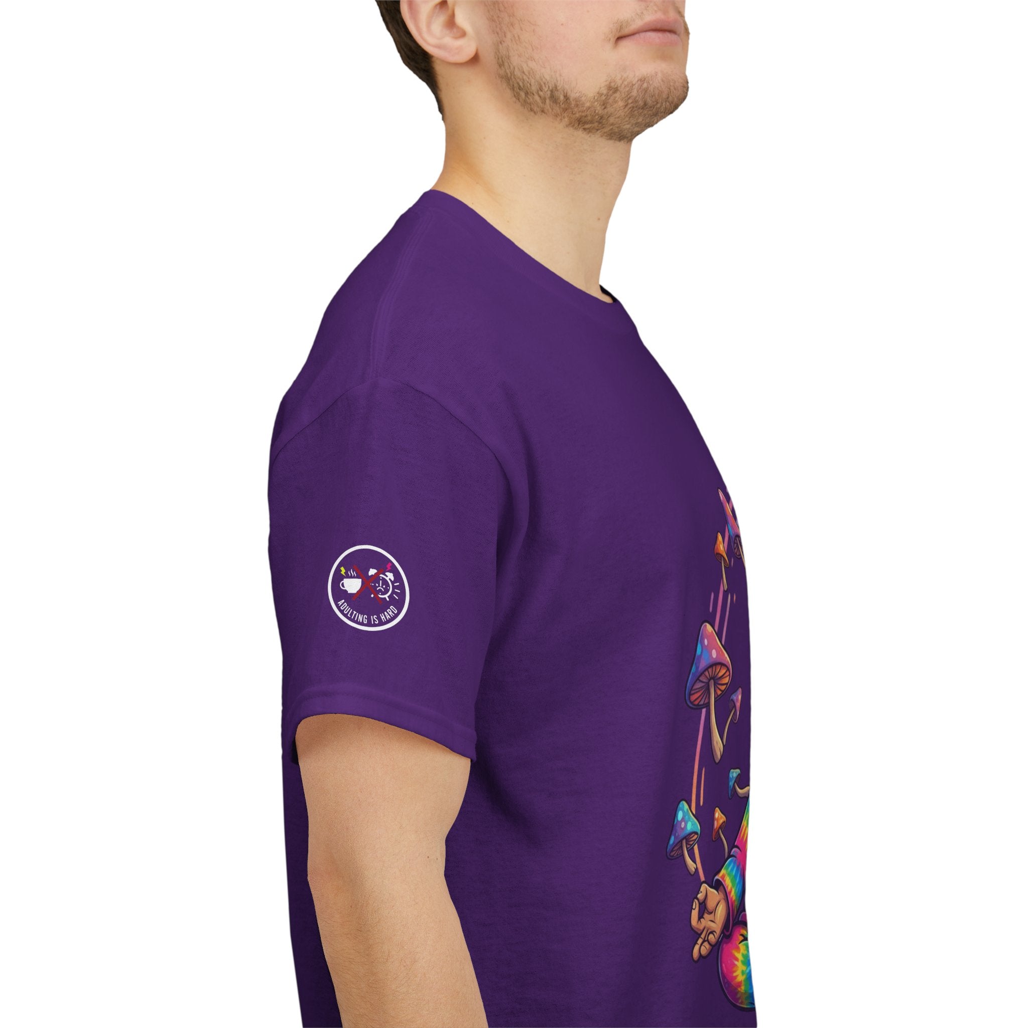 Mushroom Meditation Gnome Heavy Cotton Tee