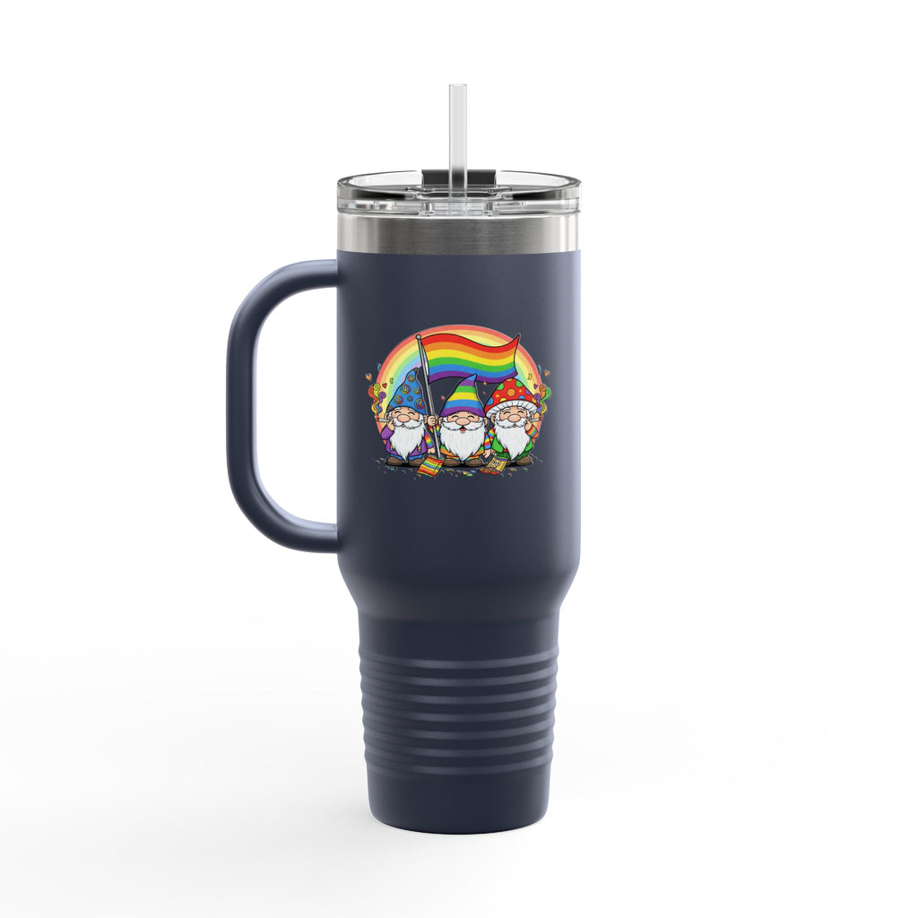 Pride Gnome 40oz Insulated Travel Mug