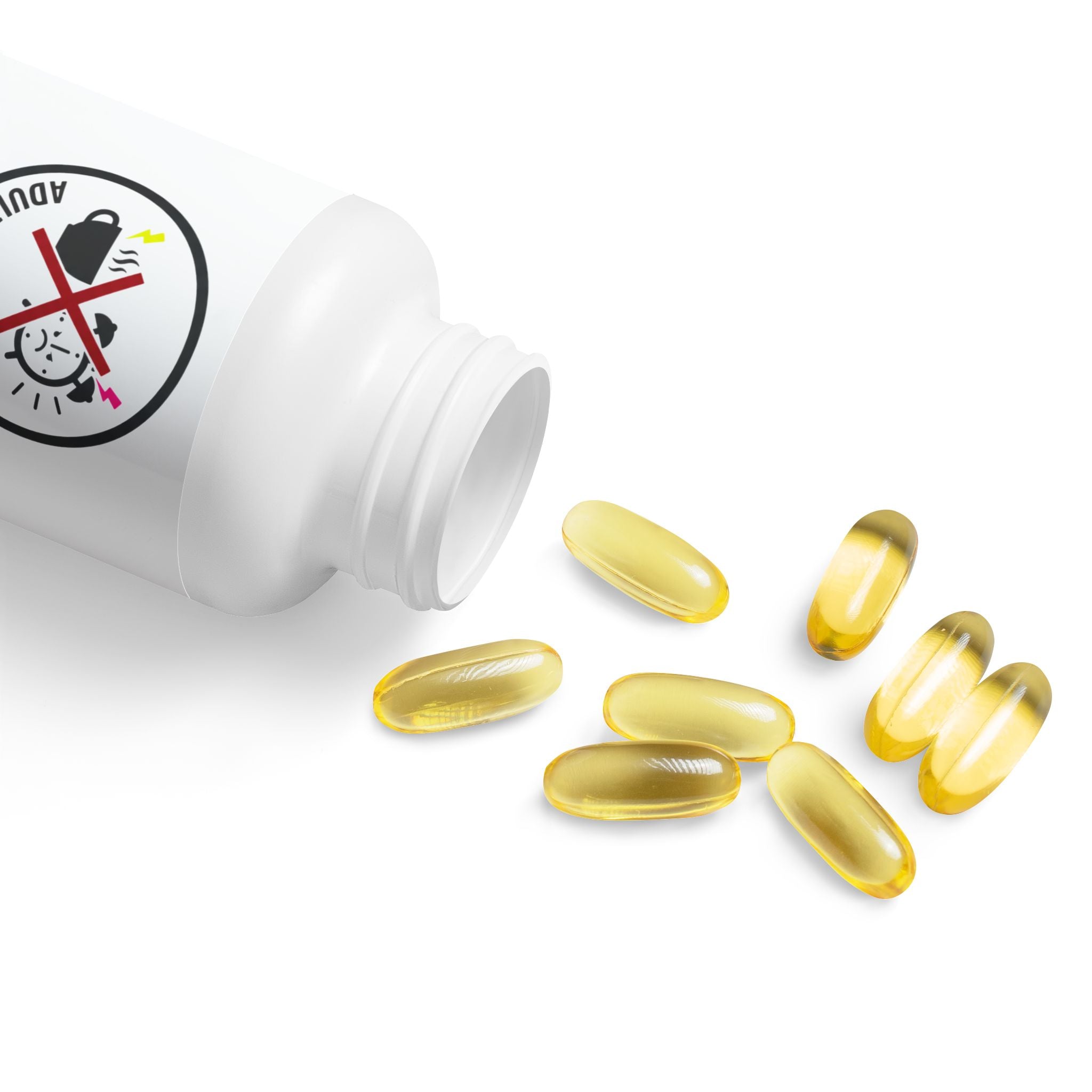 Adulting Is Hard Omega 3 Fish Oil Supplement (60 Softgels)