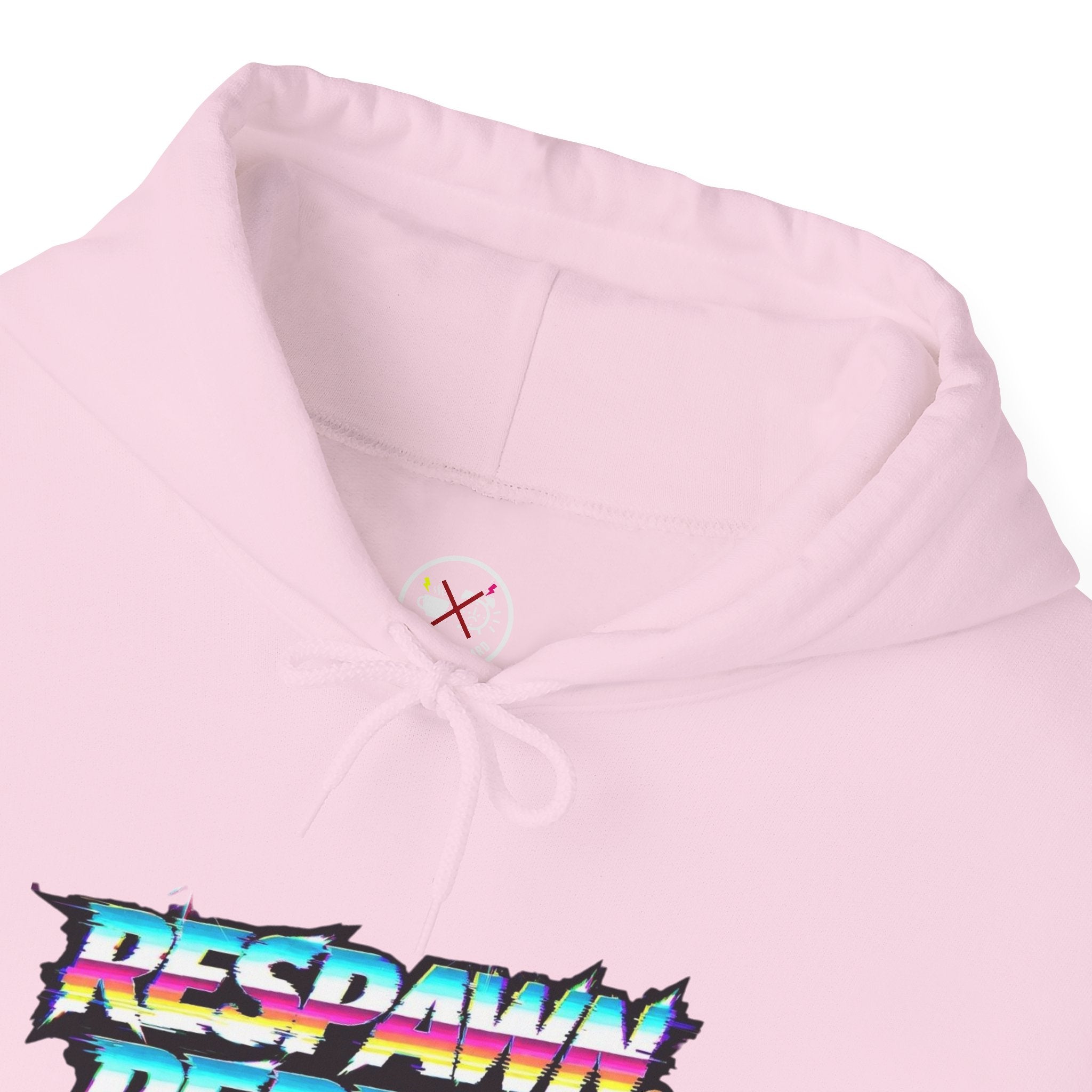 Respawn Repeat Retro Glitch Gamer Hoodie