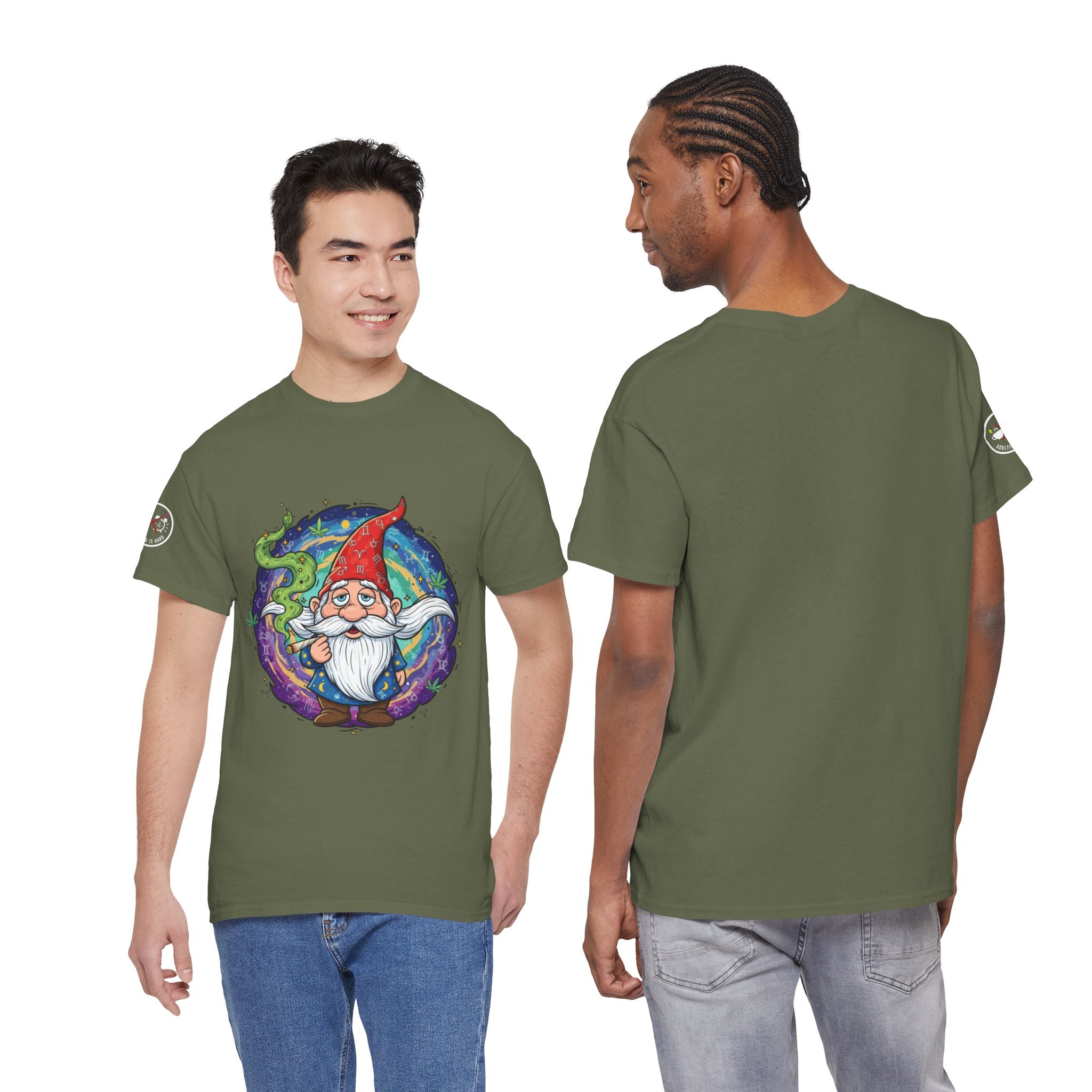 Mystic Gnome T-Shirt — Whimsical Garden Gnome Magic Tee