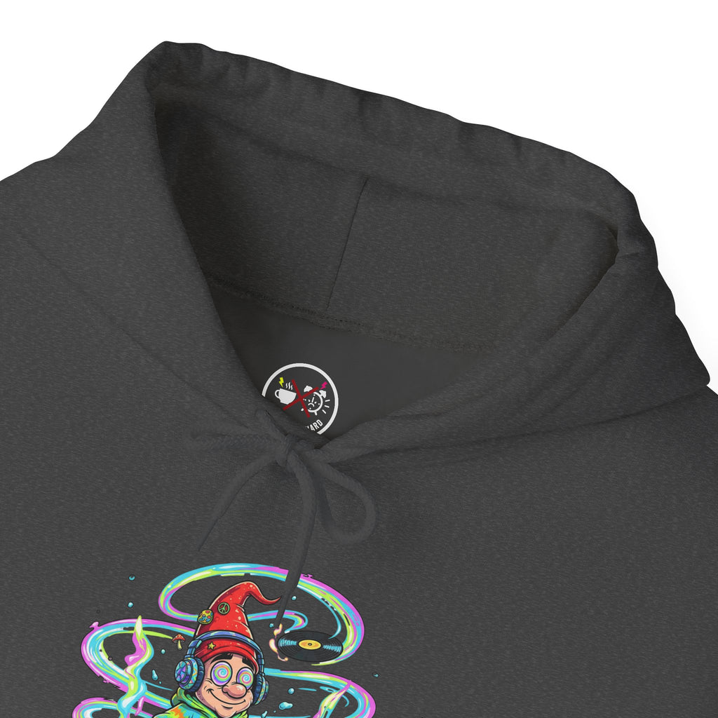Psychedelic DJ Mushroom Hooded Sweatshirt