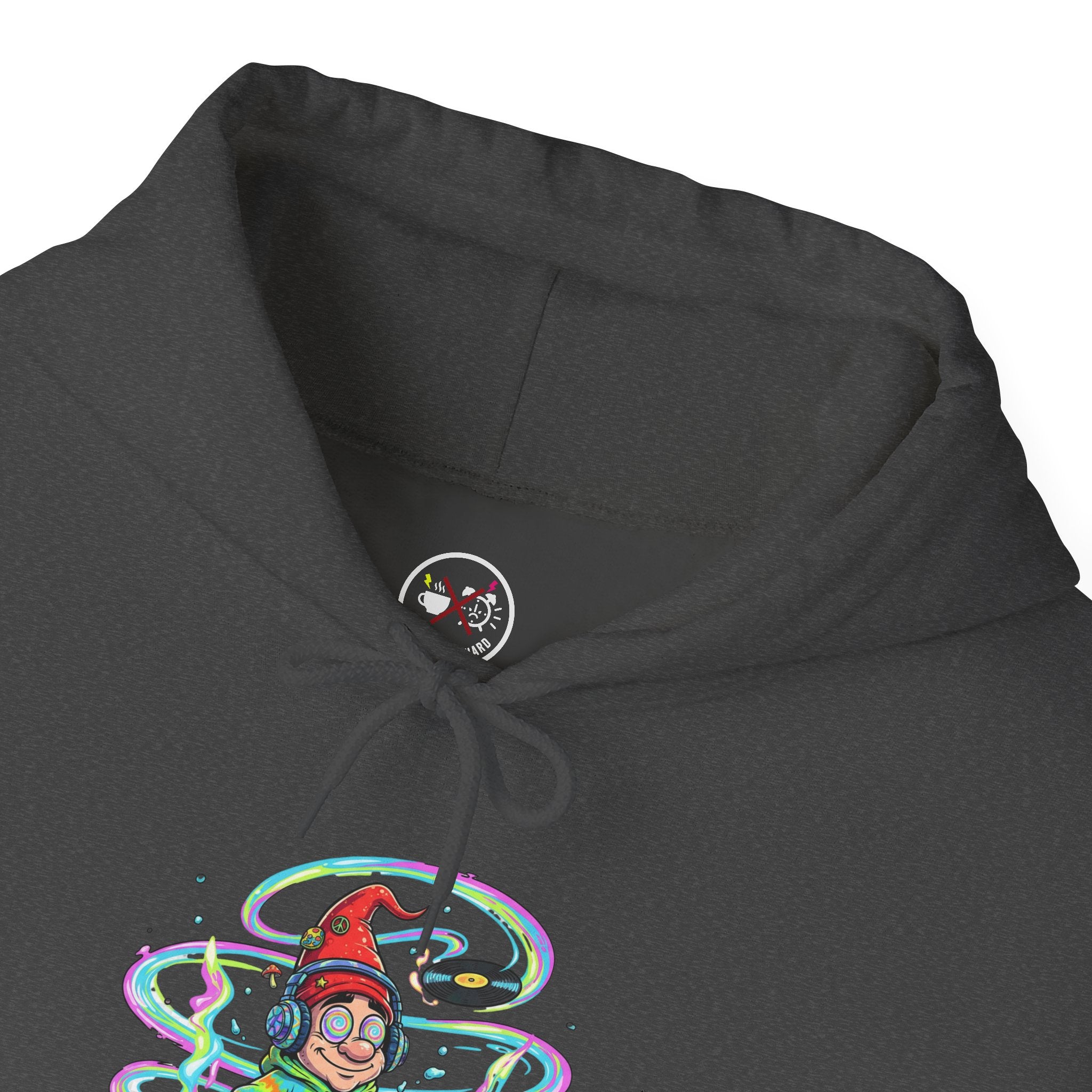 Psychedelic DJ Mushroom Hooded Sweatshirt