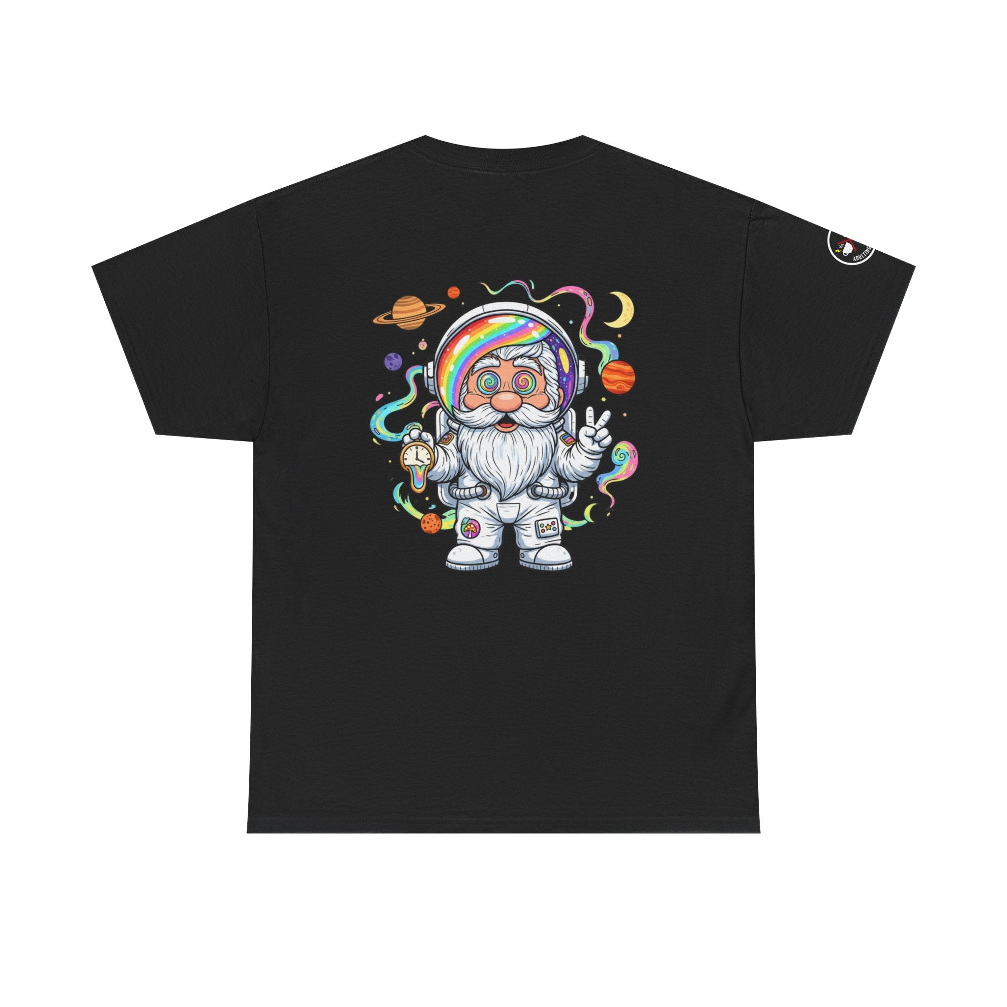 Astronaut Gnome Heavy Cotton T-Shirt