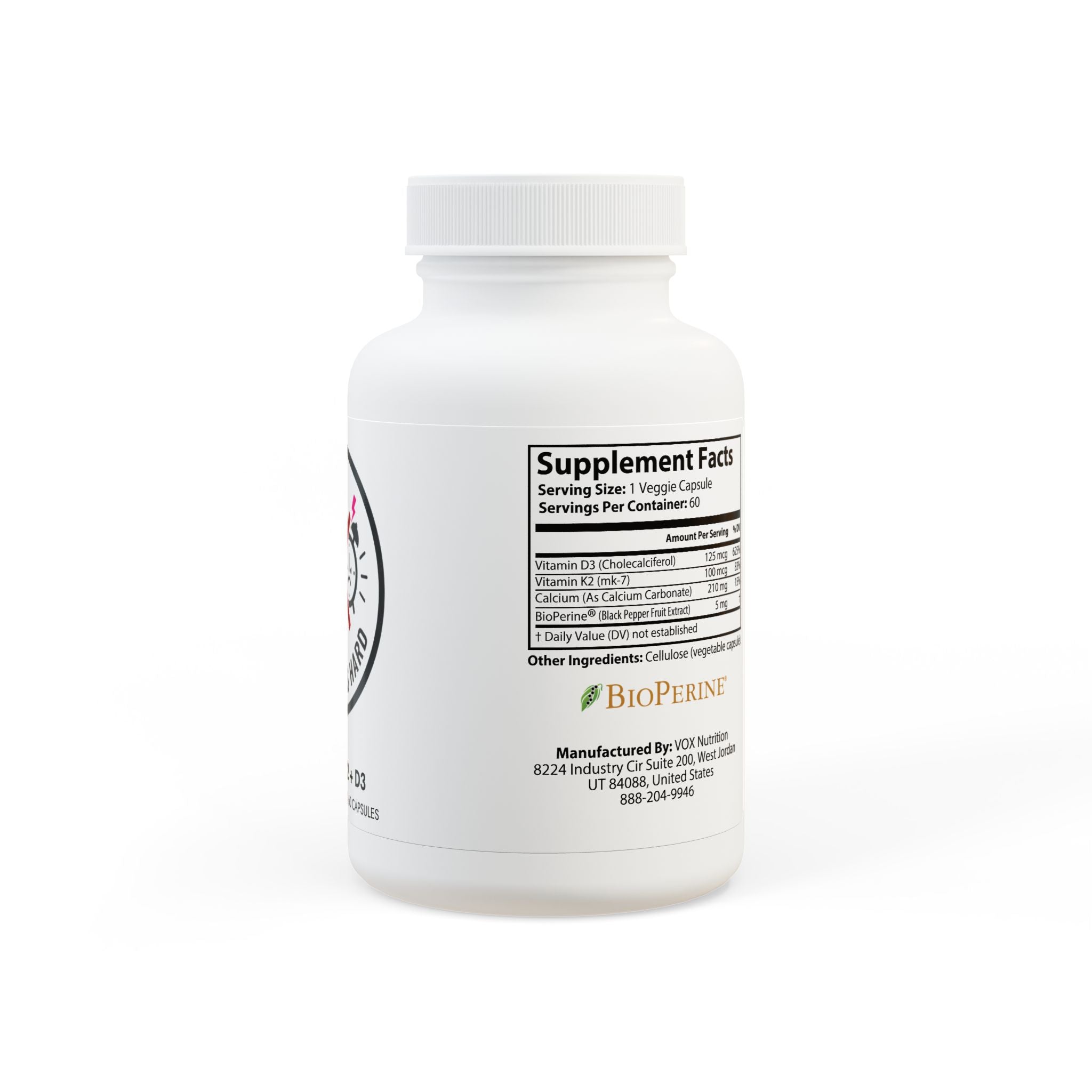 Adulting Is Hard Vitamin K2 + D3 Supplement (60 Capsules)