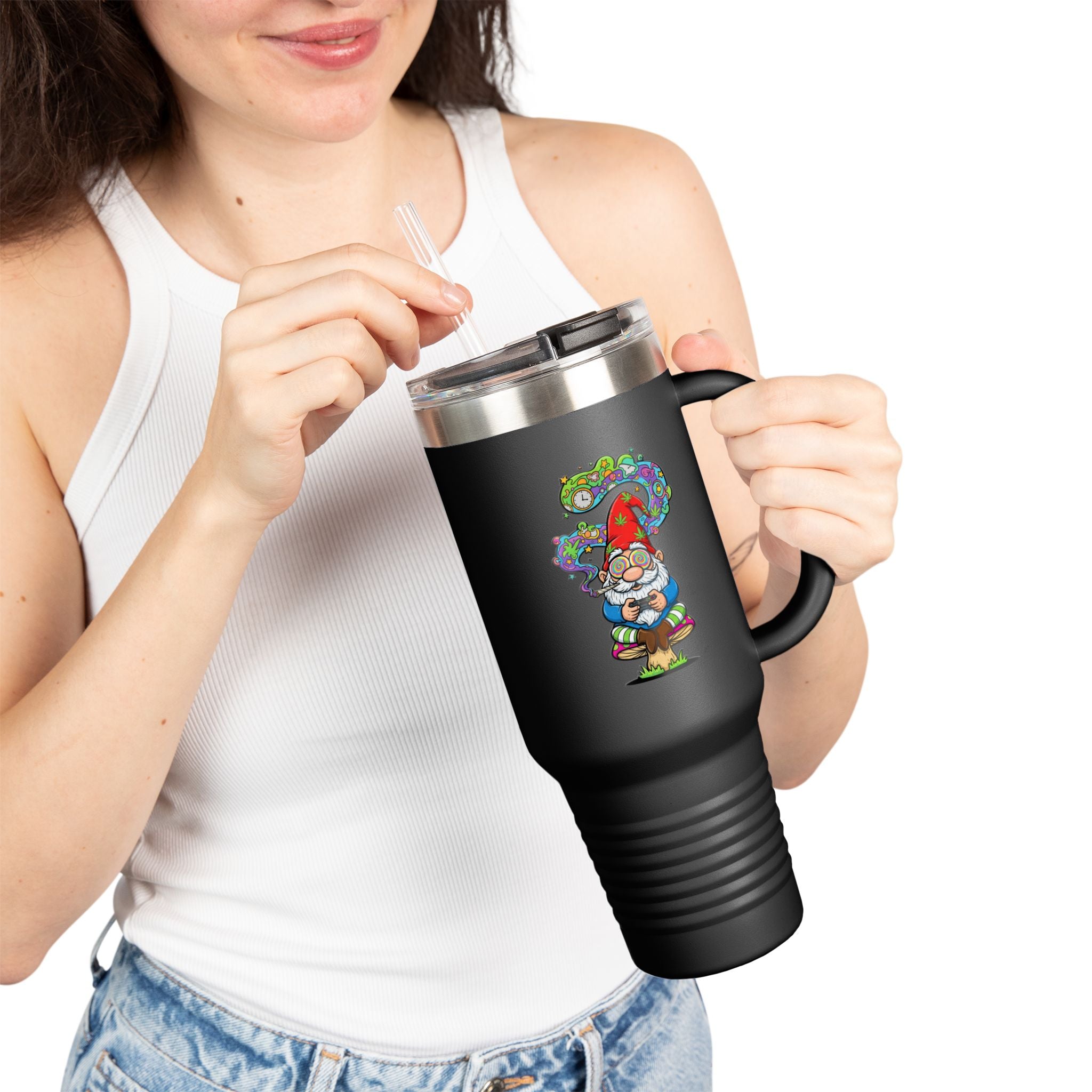 Gaming Gnome 40oz Insulated Travel Mug