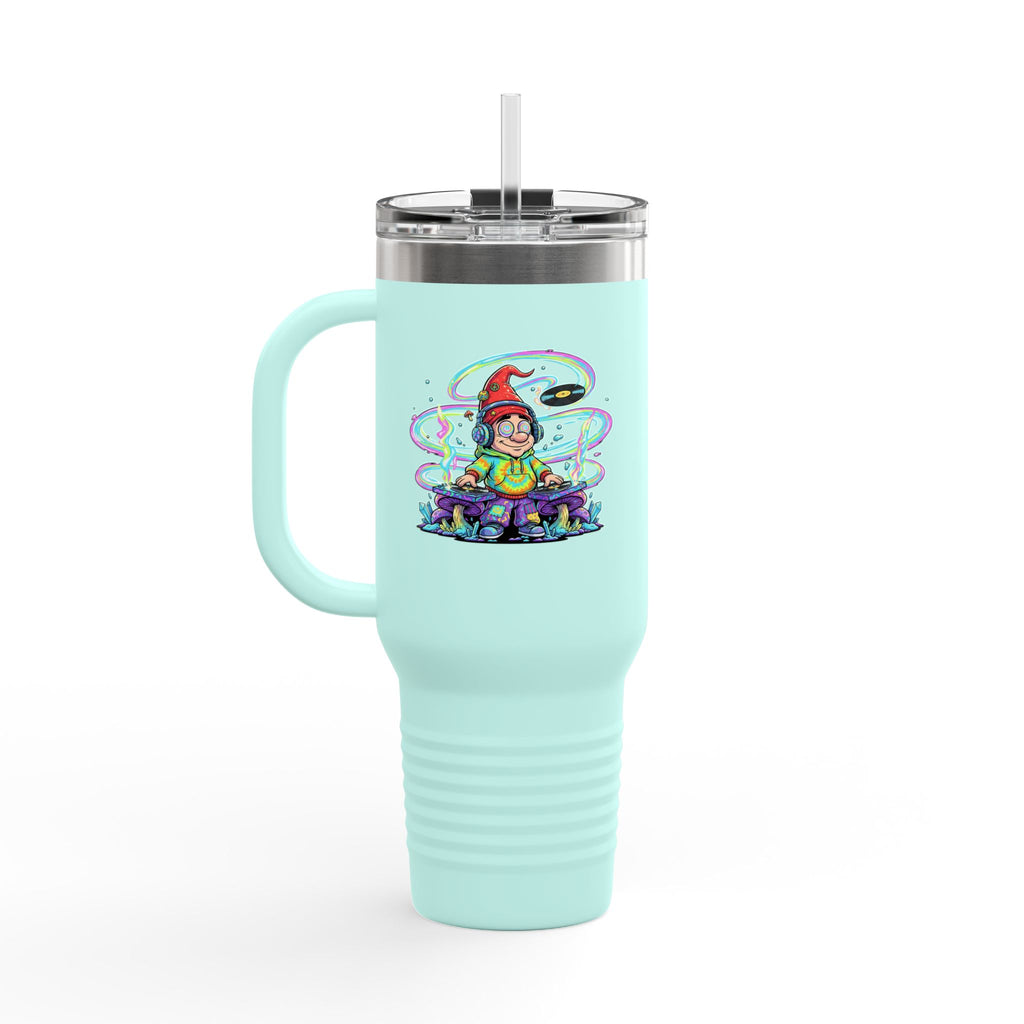 Psychedelic DJ 40oz Insulated Travel Mug