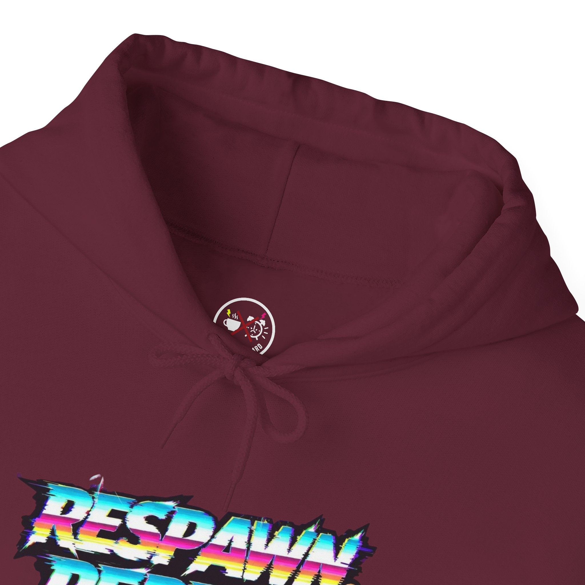 Respawn Repeat Retro Glitch Gamer Hoodie