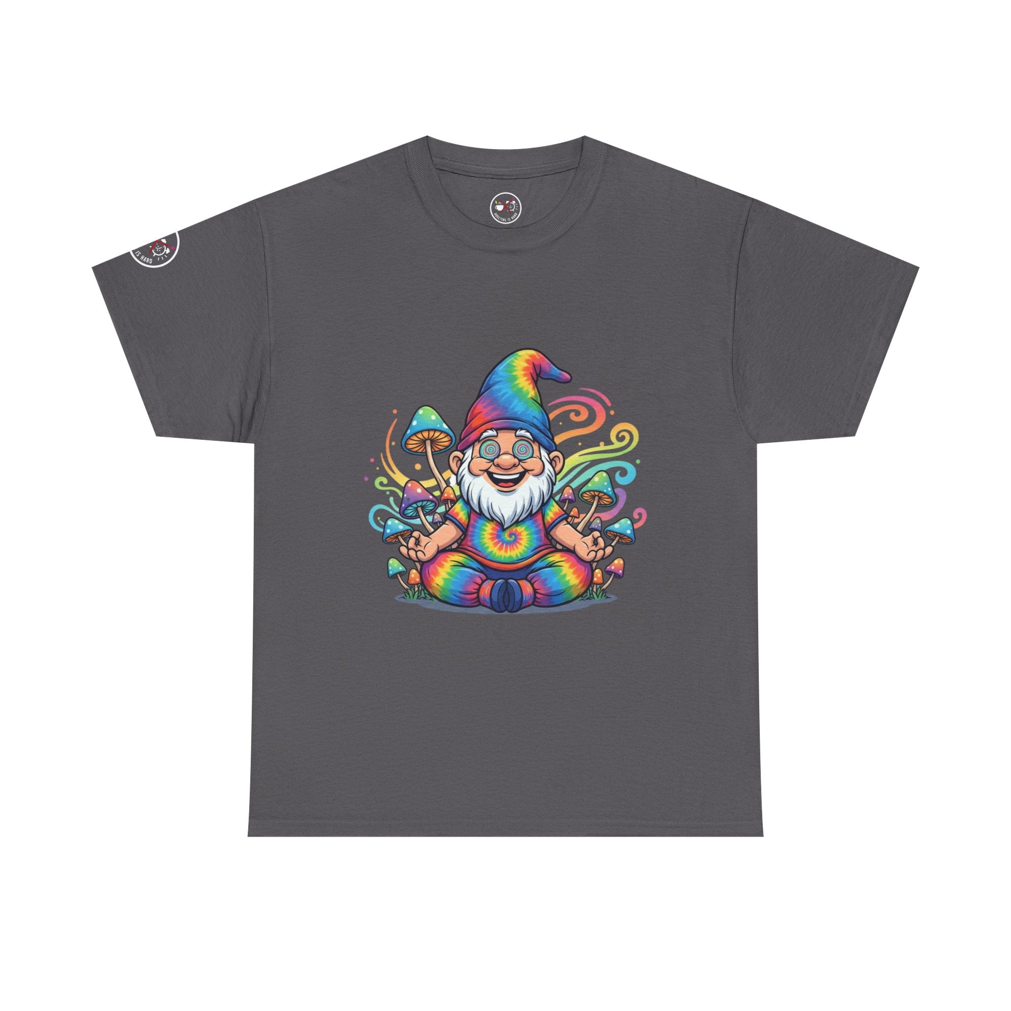 Psychedelic Gnome Heavy Cotton T-Shirt