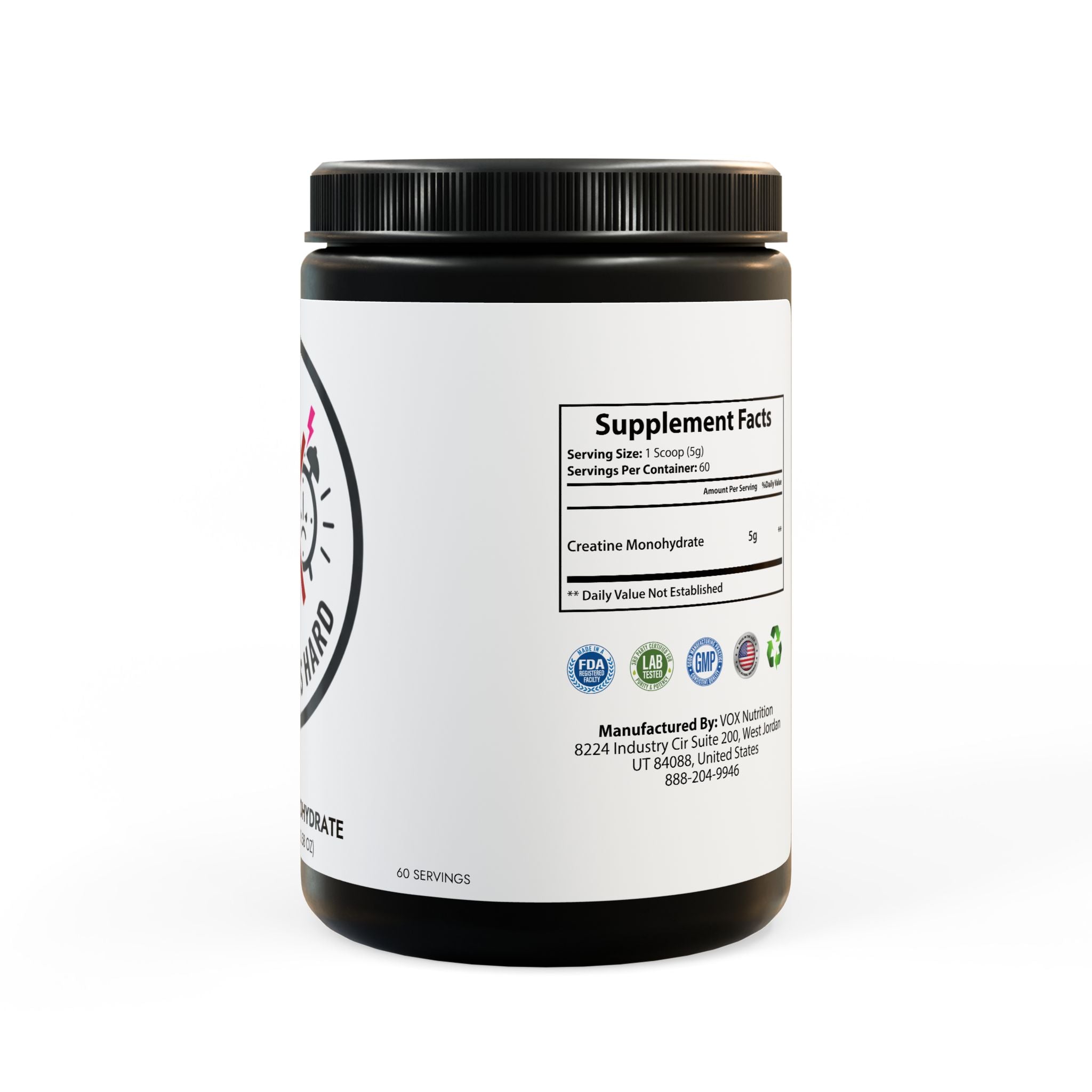 Adulting Is Hard Creatine Monohydrate Supplement 300g