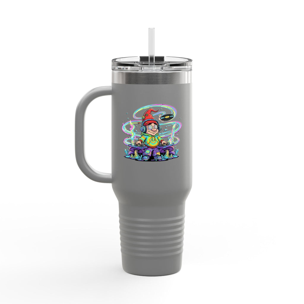 Psychedelic DJ 40oz Insulated Travel Mug
