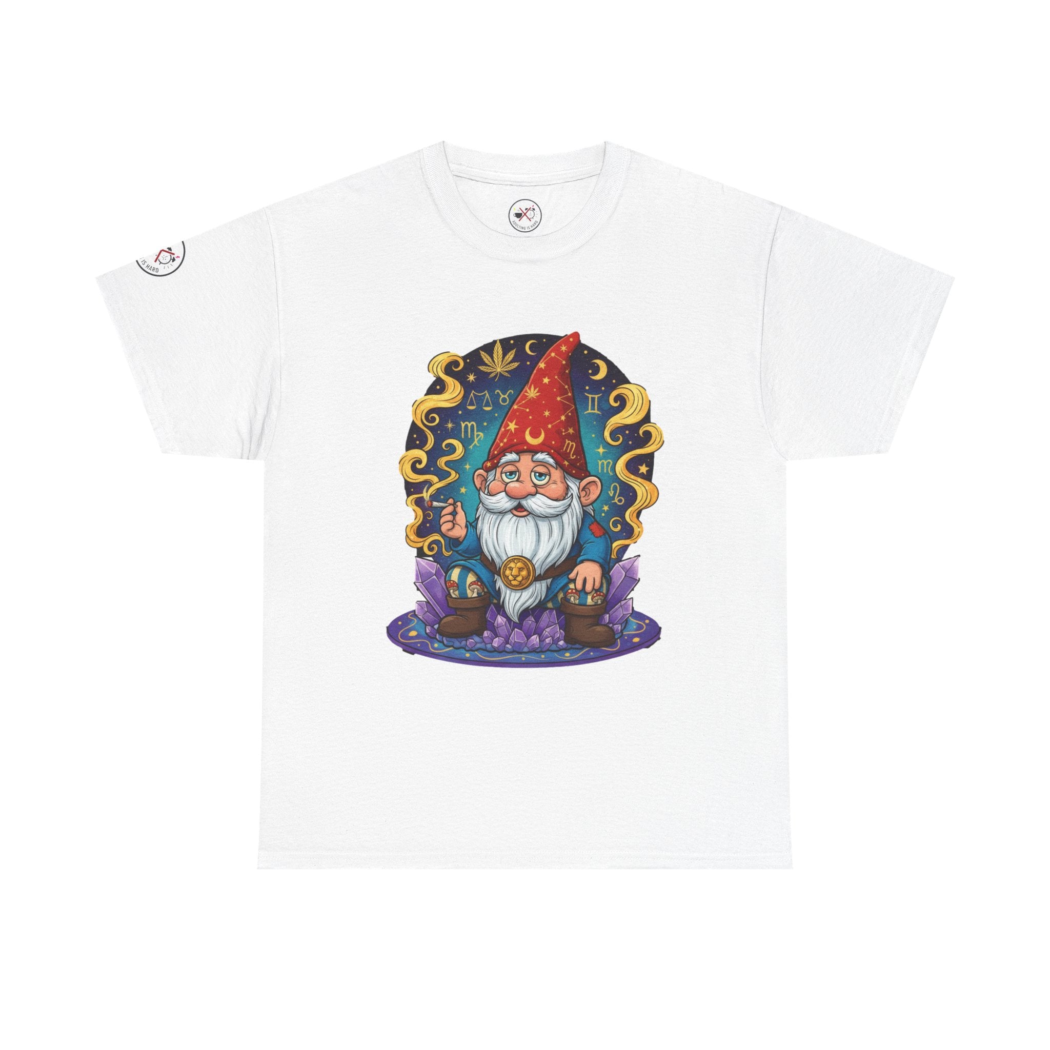 Gnome Wizard Heavy Cotton T‑Shirt