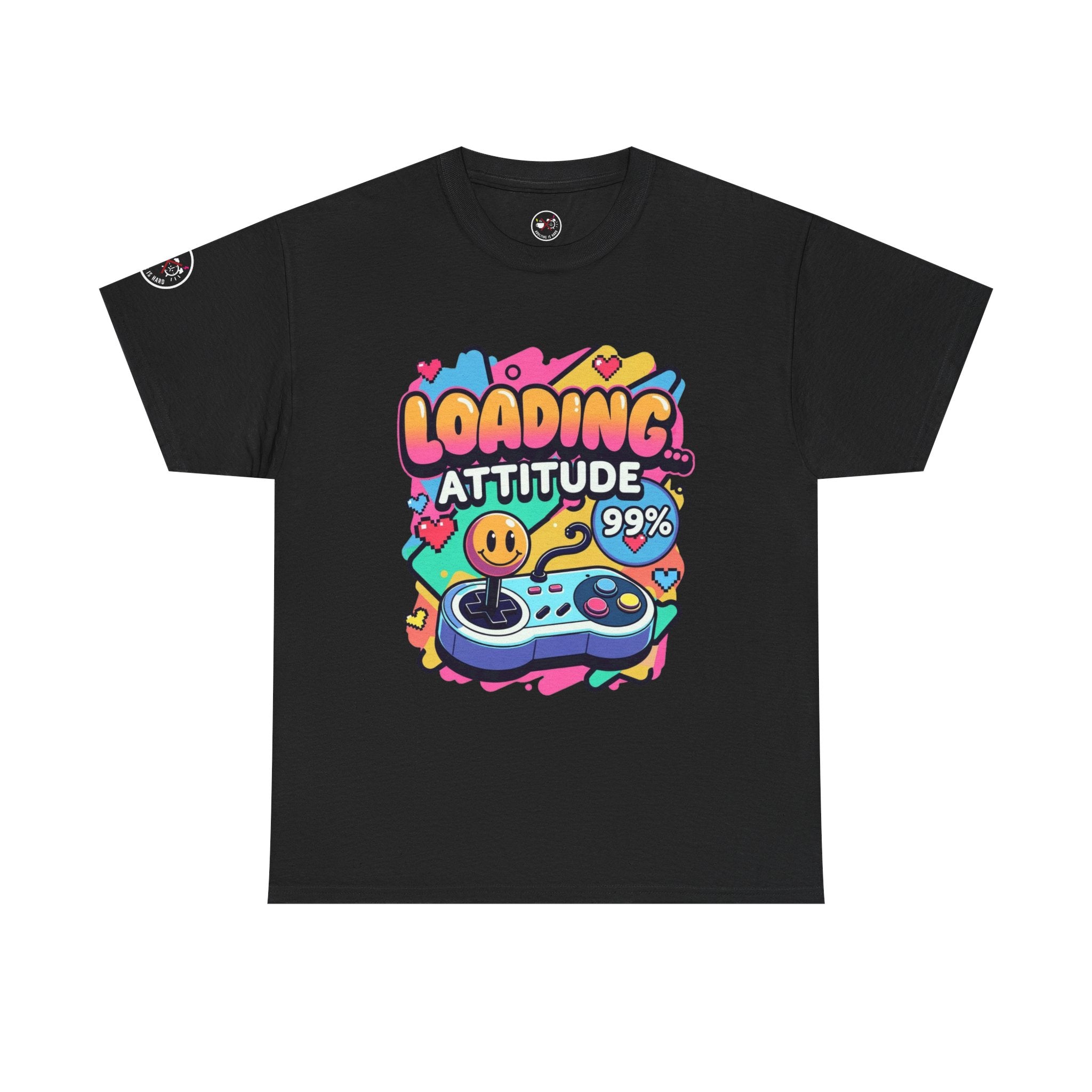 Loading Attitude Retro Gaming Heavy Cotton Tee