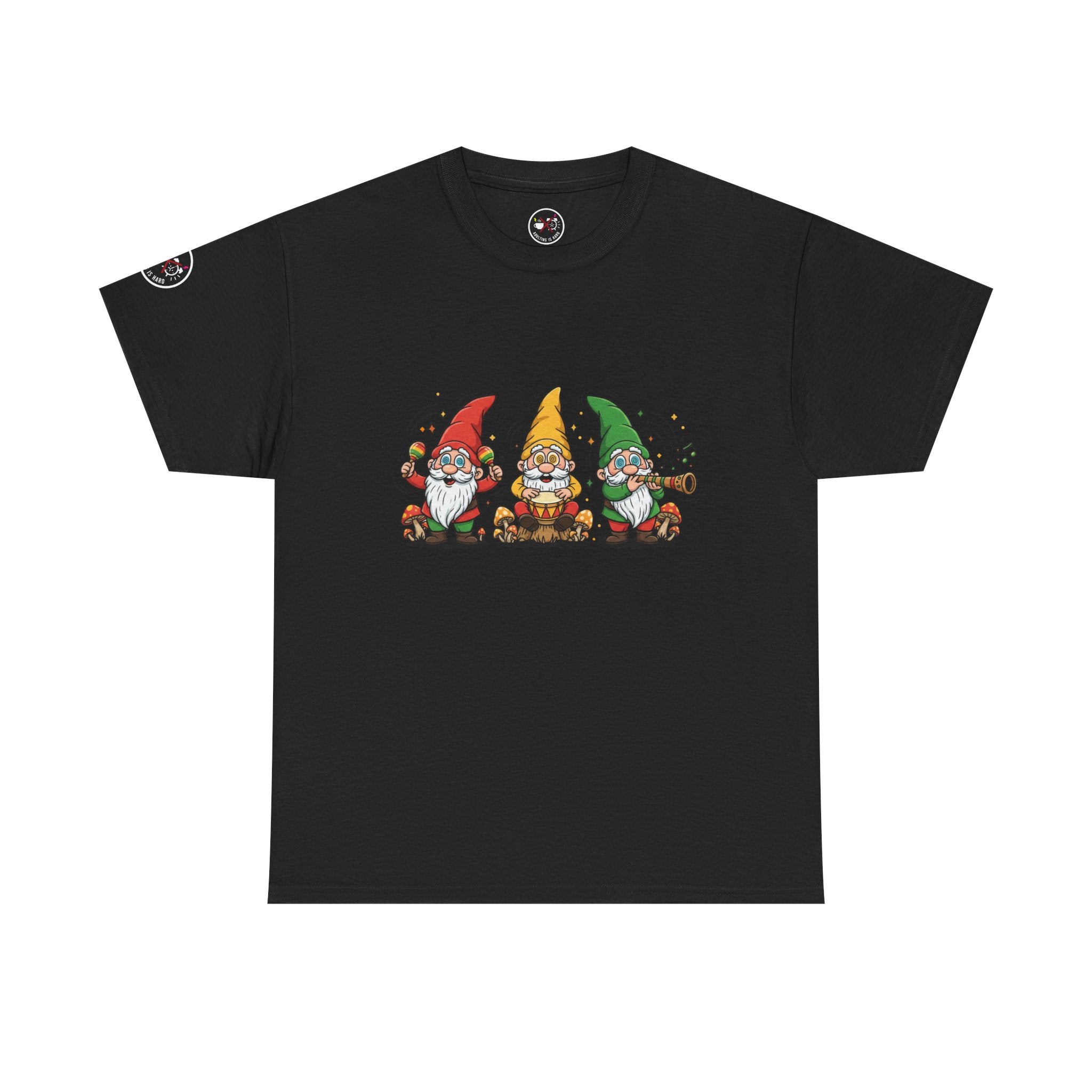 Gnome Trio Jamming Heavy Cotton Tee
