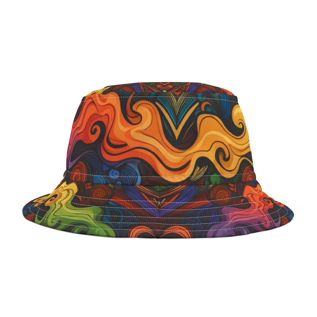 Psychedelic Swirl Bucket Hat