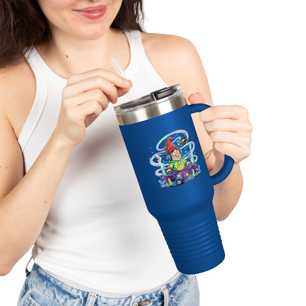 Psychedelic DJ 40oz Insulated Travel Mug