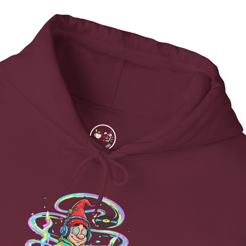 Psychedelic DJ Mushroom Hooded Sweatshirt
