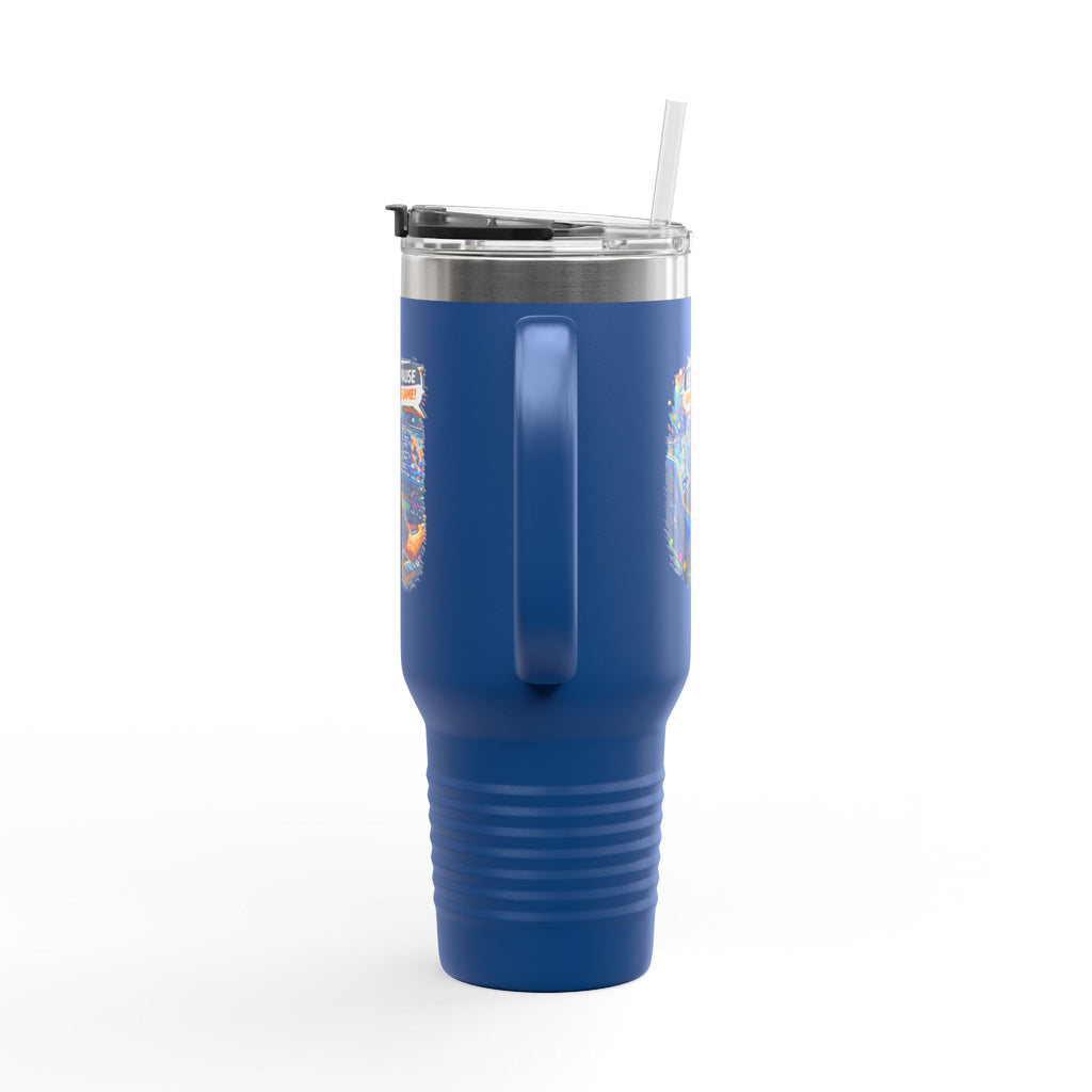 I Can't Pause An Online Game 40oz Insulated Tumbler Mug with Straw