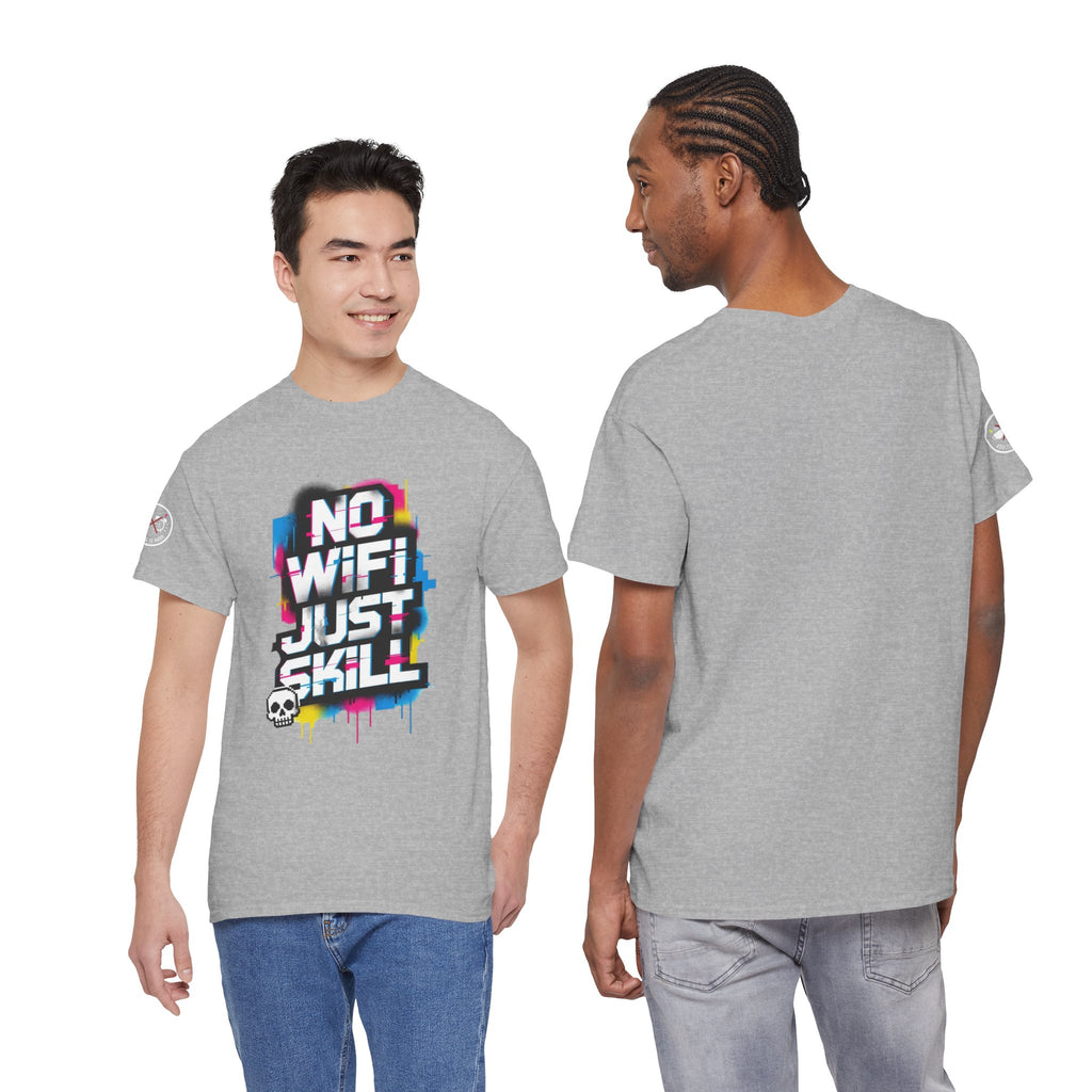 No WiFi Just Skill Heavy Cotton T-Shirt