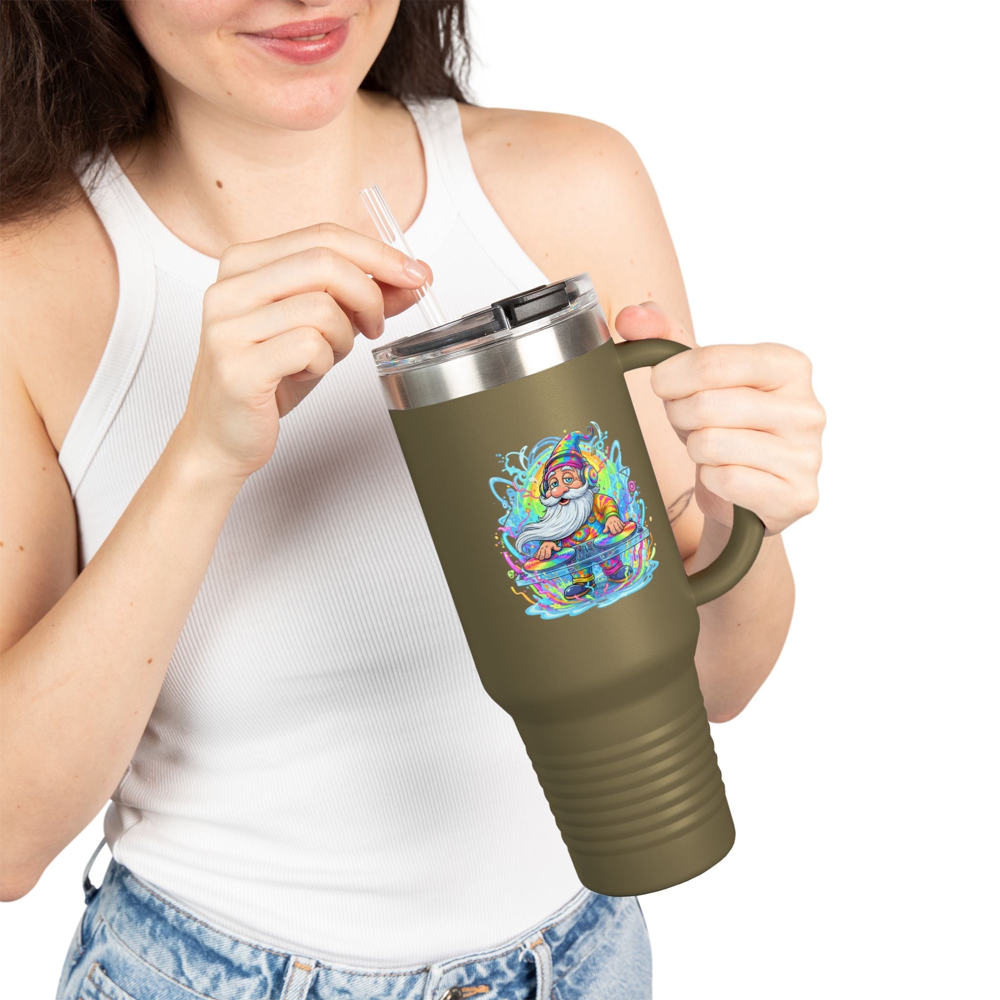 DJ Gnome 40oz Insulated Travel Mug