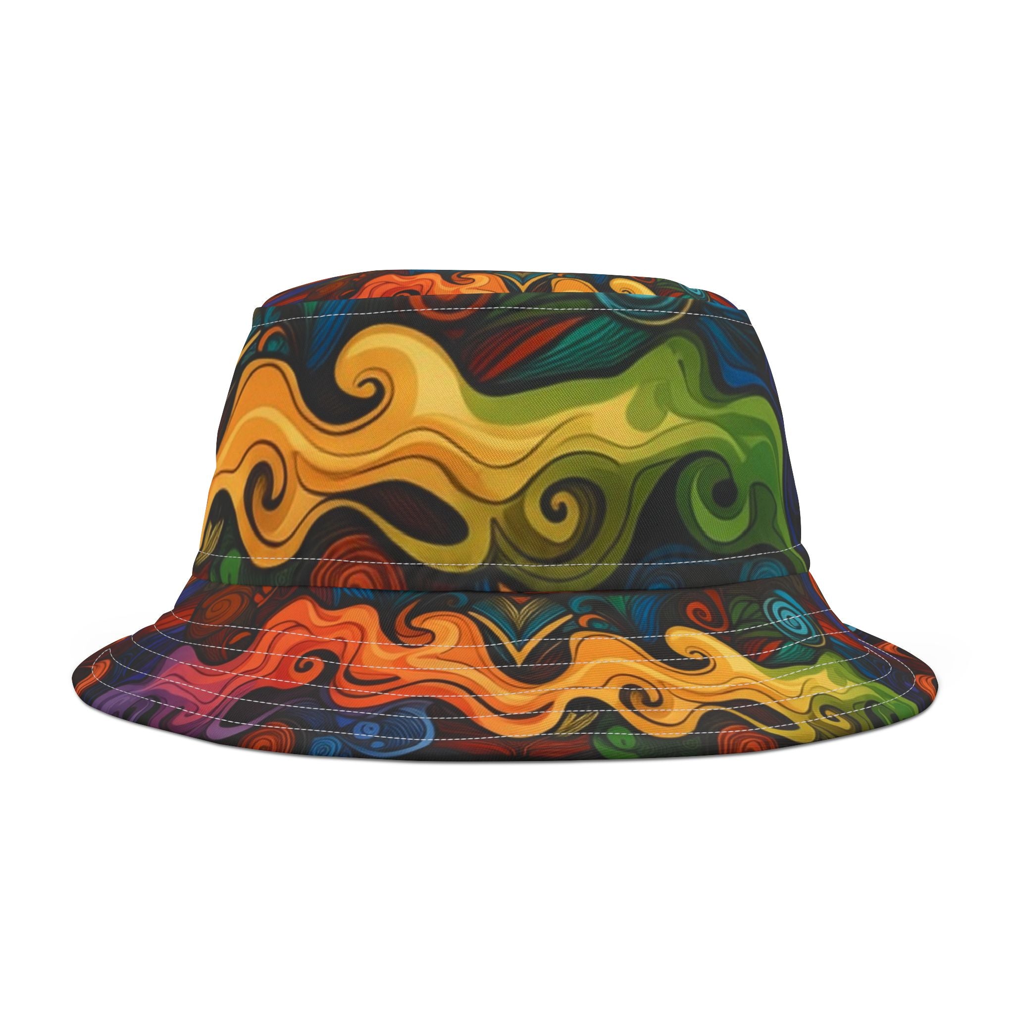 Psychedelic Swirl Bucket Hat