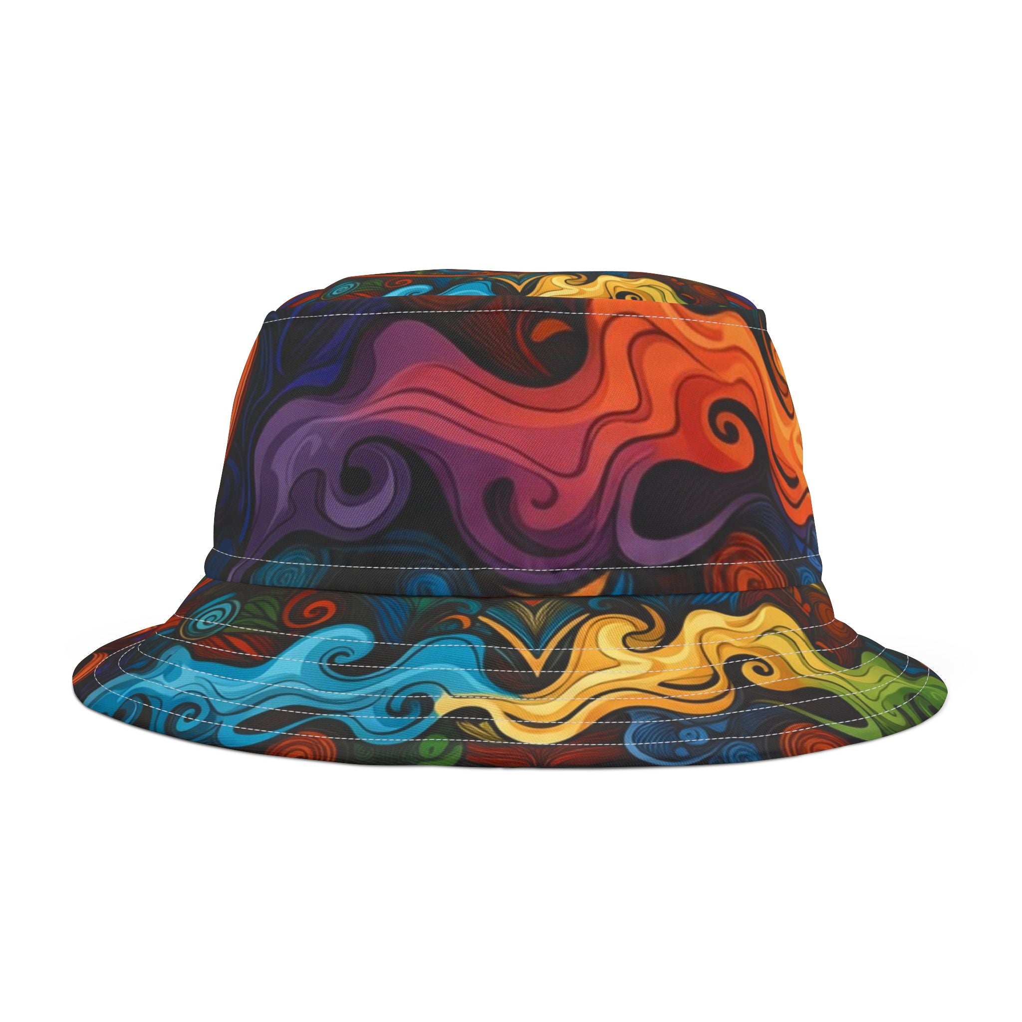 Psychedelic Swirl Bucket Hat