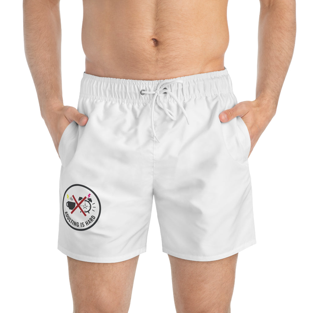 Adulting Is Hard Swim Trunks