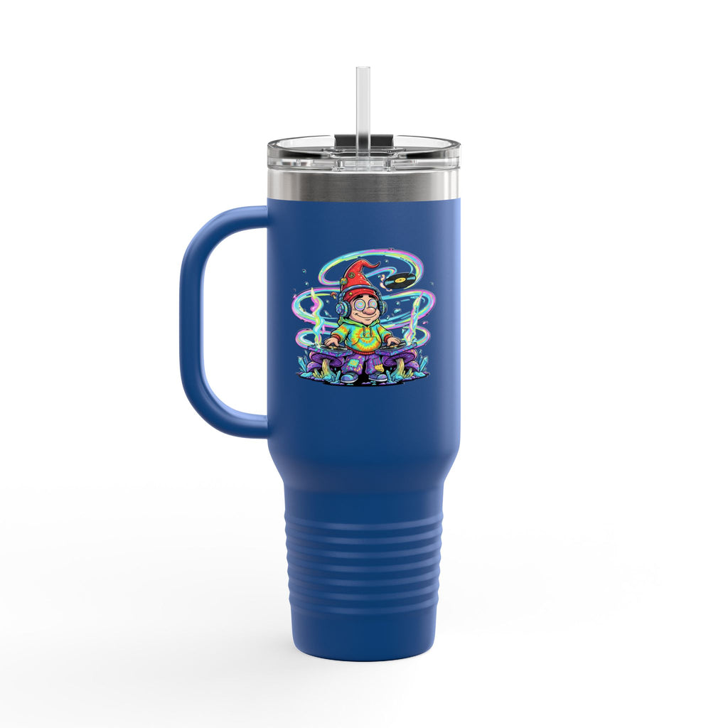 Psychedelic DJ 40oz Insulated Travel Mug