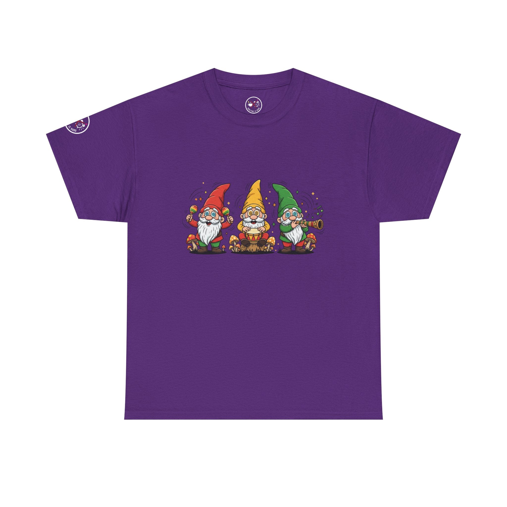 Gnome Trio Jamming Heavy Cotton Tee