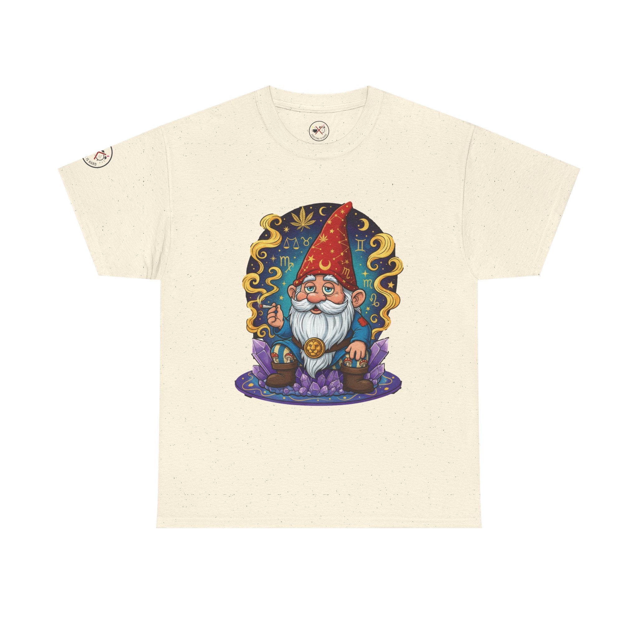 Gnome Wizard Heavy Cotton T‑Shirt